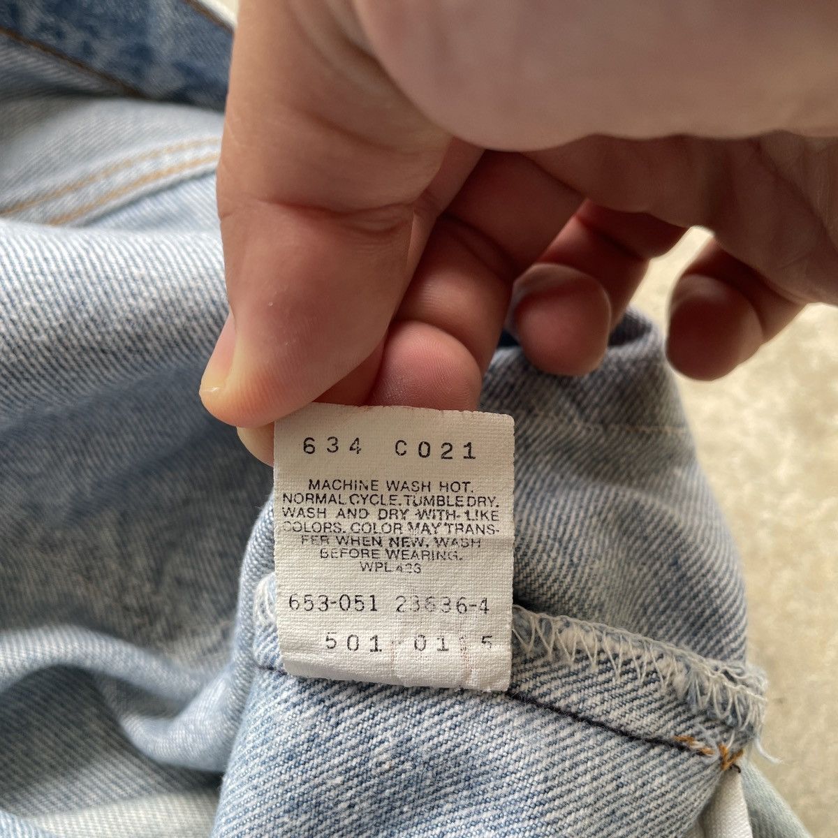 Jean × Levi's × Vintage 90s Vintage Levi’s 501 Faded Made In USA Jeans Pants Denim Size US 33 - 8 Thumbnail