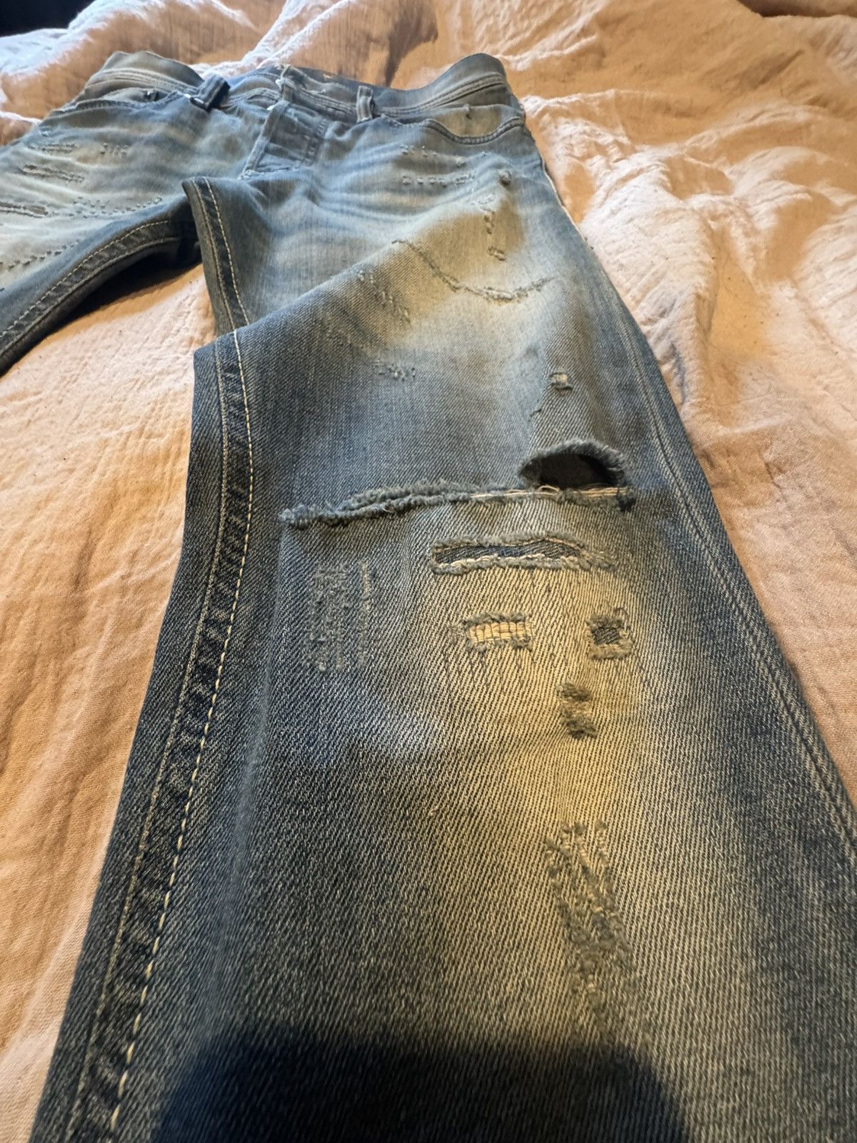 Diesel DIESEL denim jeans with small rips Size US 28 / EU 44 - 3 Thumbnail