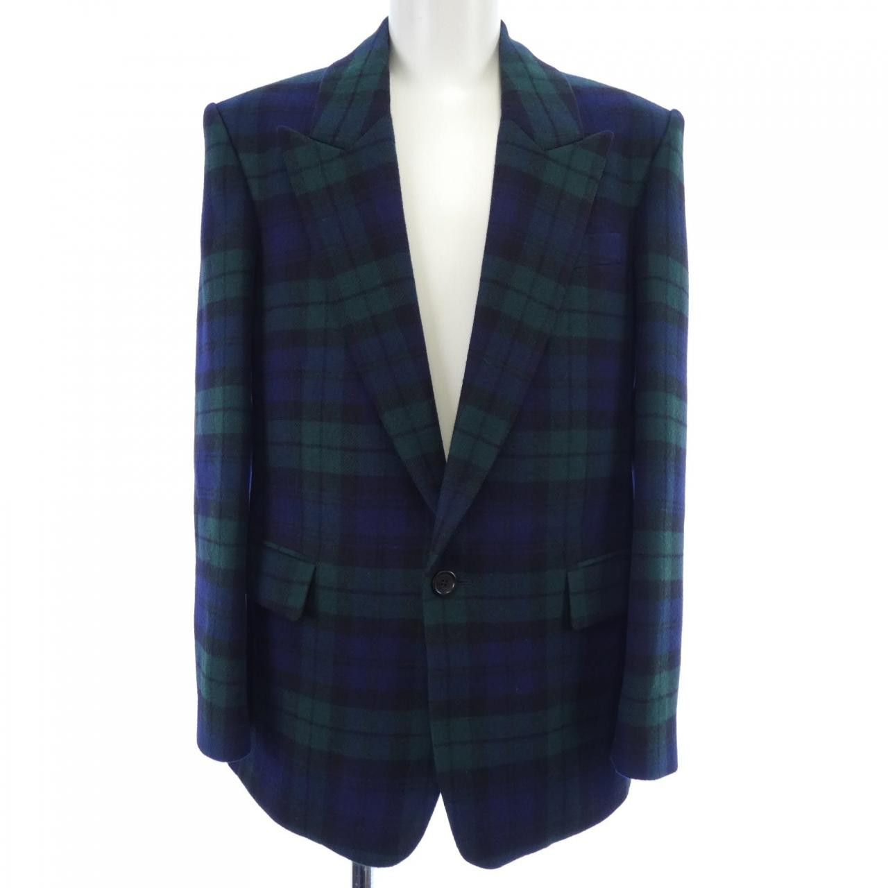 Yves Saint Laurent Yves Saint Laurent Saint Laurent Wool Jacket Textile Outerwear 837196Y1M46 DUTY FREE for USA Size ONE SIZE - 1 Thumbnail