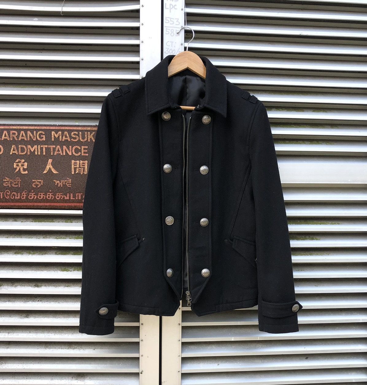 PPFM PPFM Woolen Double Breasted Design Zipper Jacket Size US M / EU 48-50 / 2 - 6 Thumbnail