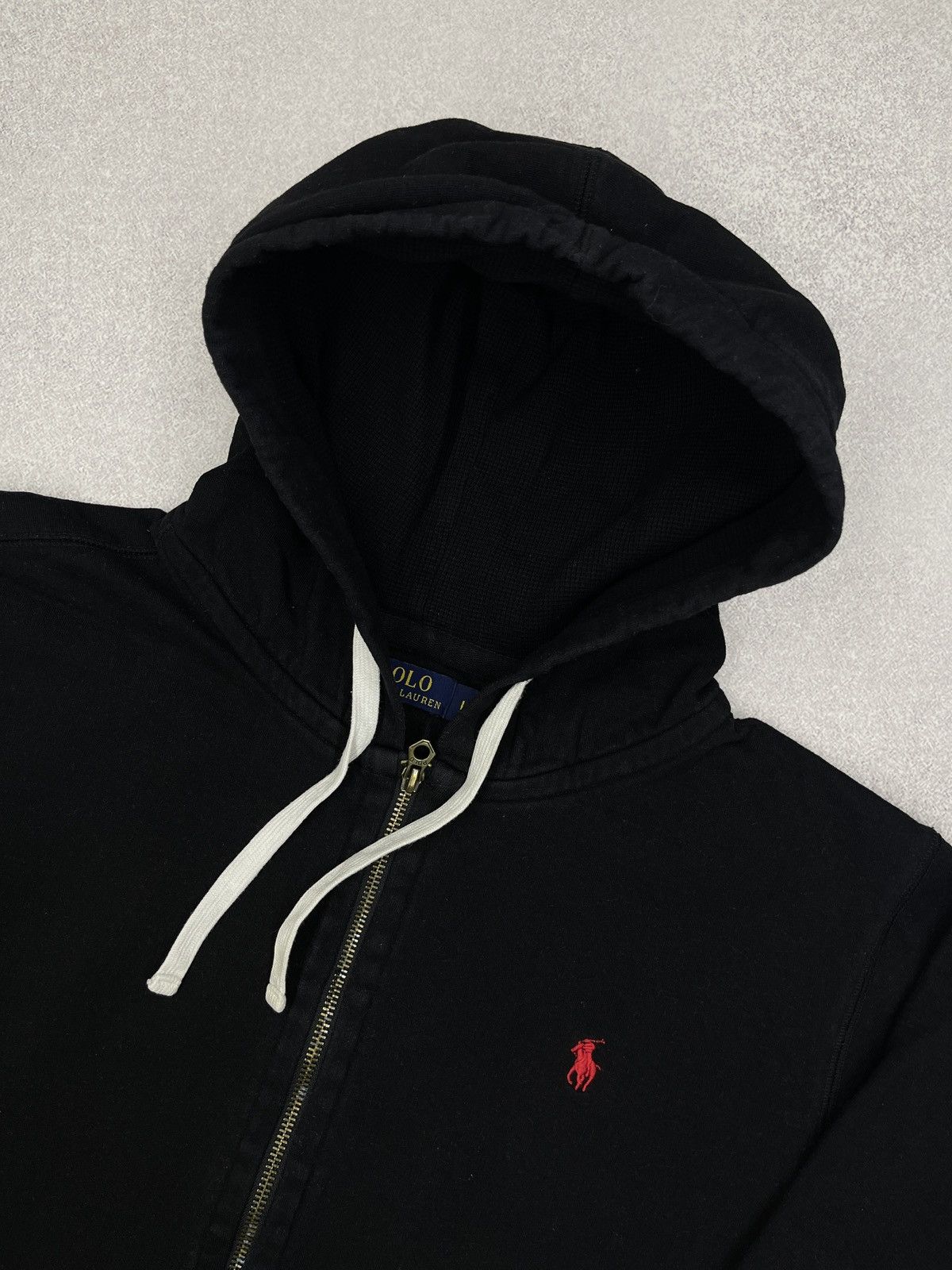 Polo Ralph Lauren Mens Polo Ralph Lauren Black Zip Hoodie Y2K Rugby Size L Size US L / EU 52-54 / 3 - 4 Thumbnail