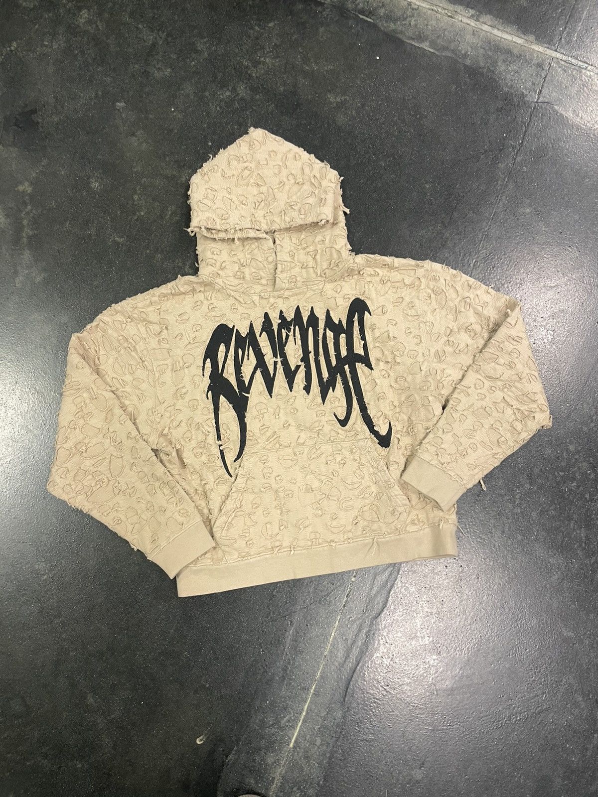 Revenge Revenge Thrashed Hoodie Size US S / EU 44-46 / 1 - 1 Thumbnail