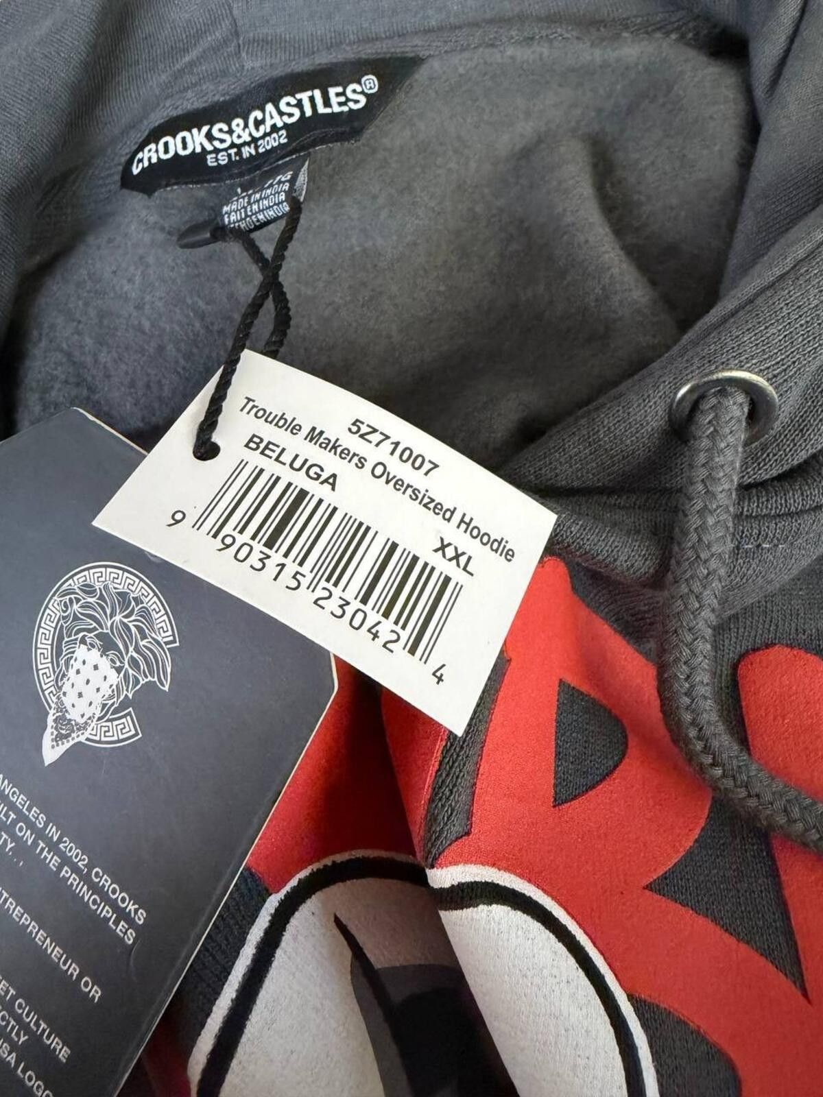 Crooks & Castles Crooks & Castles Trouble Makers Hoodie Streetwear XXL Y2K Size US XXL / EU 58 / 5 - 7 Thumbnail