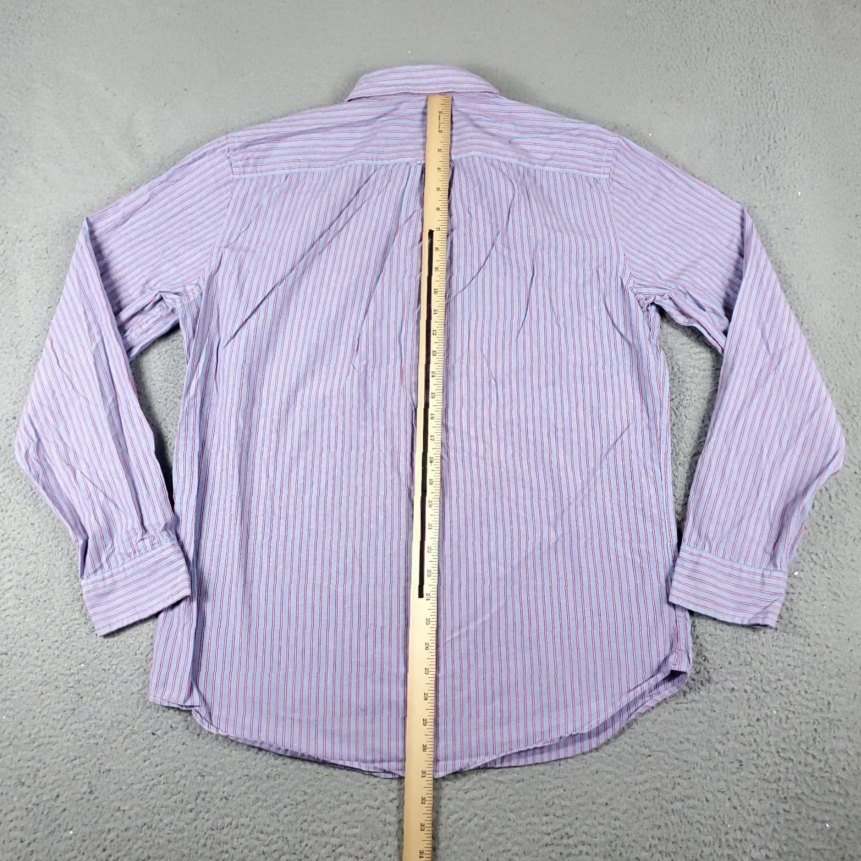 American Eagle Outfitters VINTAGE American Eagle Outfitters Shirt Mens LT Large Tall Blue Striped Button Up Long Sleeve Size US L / EU 52-54 / 3 - 4 Thumbnail