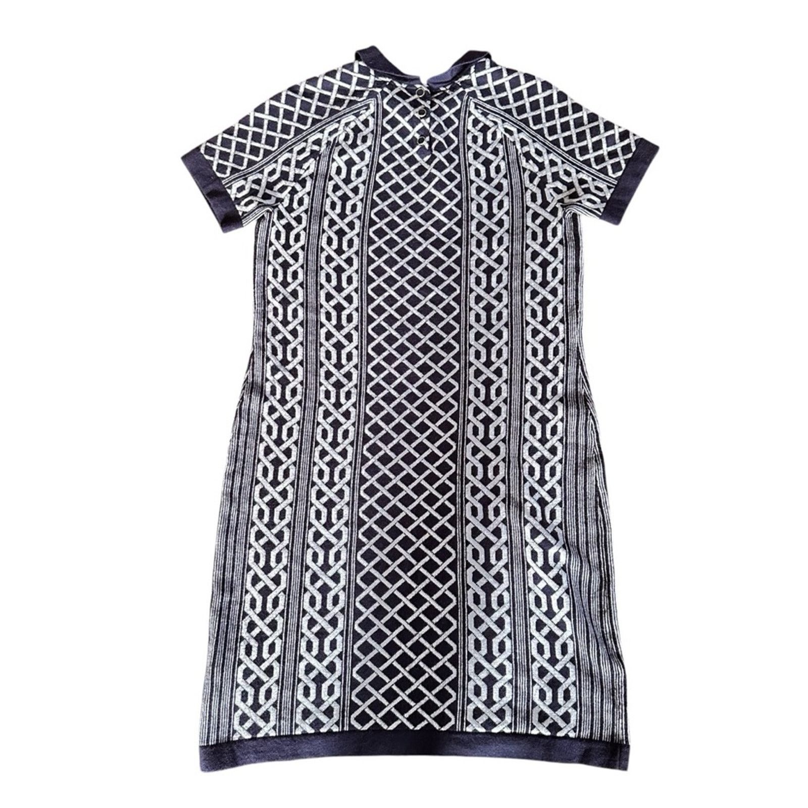 Tommy Hilfiger Tommy Hilfiger Preppy Short Sleeve Sweater Dress – Blue/Grey Size S / US 4 / IT 40 - 6 Thumbnail