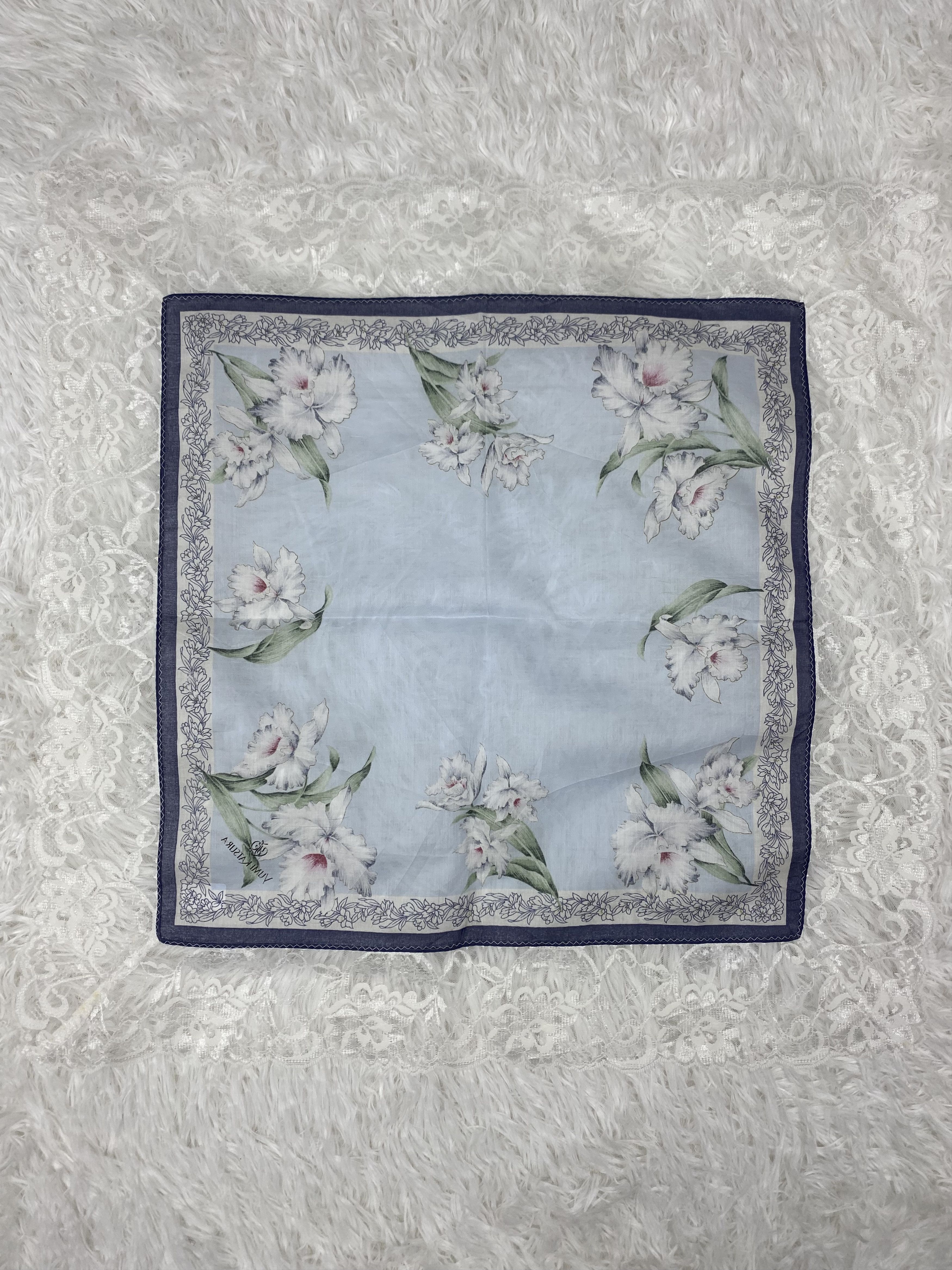 Japanese Brand × Vintage Vintage Yumi Katsura Handkerchief Neckerchief PH0683 Size ONE SIZE - 4 Thumbnail