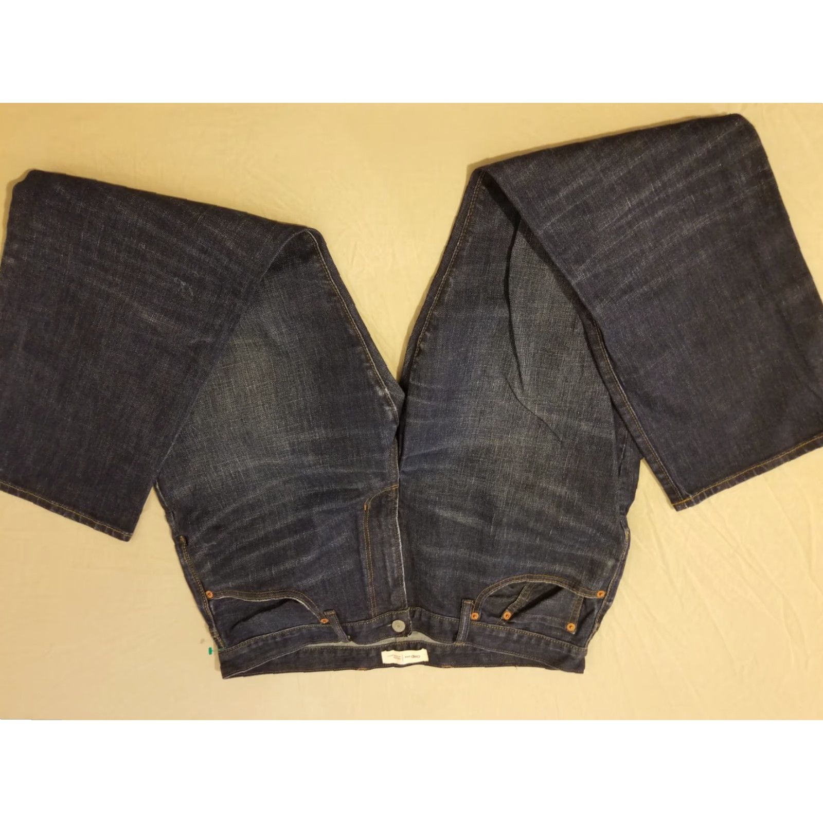 Gap Gap Jeans Mens 36x30 Straight Classic Denim Stretch Blue Size US 36 / EU 52 - 3 Thumbnail