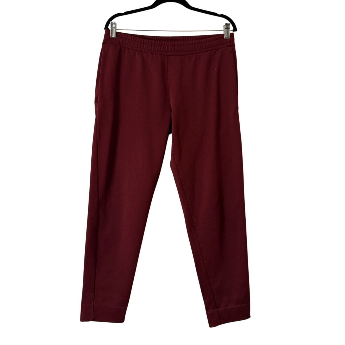Acne Studios Acne Studios Burgundy Poly-Cotton Blend Pants Size US 27 - 1 Thumbnail