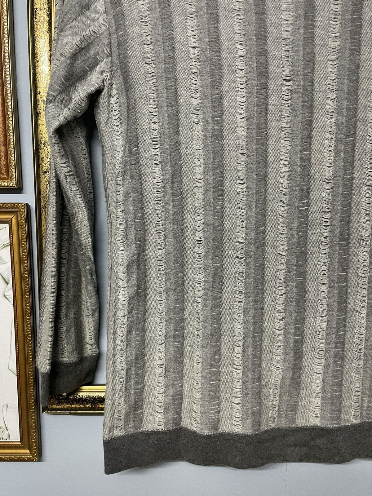 Schlussel Vintage Japan Designer Schlussel Distressed Grunge Cardigan Size US M / EU 48-50 / 2 - 10 Thumbnail