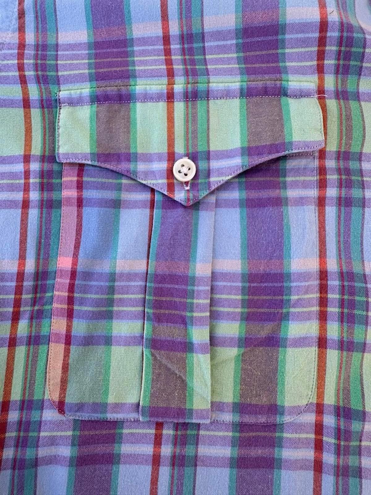 Polo Ralph Lauren Polo Ralph Lauren Trim Military Plaid Shirt XL Size US XL / EU 56 / 4 - 5 Thumbnail