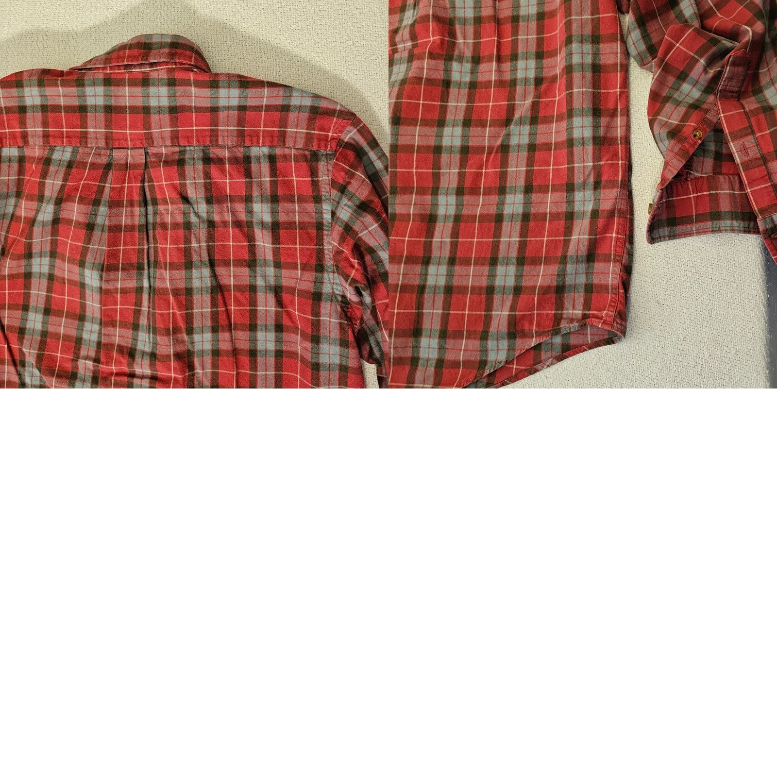 Brooks Brothers Brooks Brothers Shirt Men Large Red Plaid Flannel Button-Up Long Sleeve Size US L / EU 52-54 / 3 - 8 Thumbnail