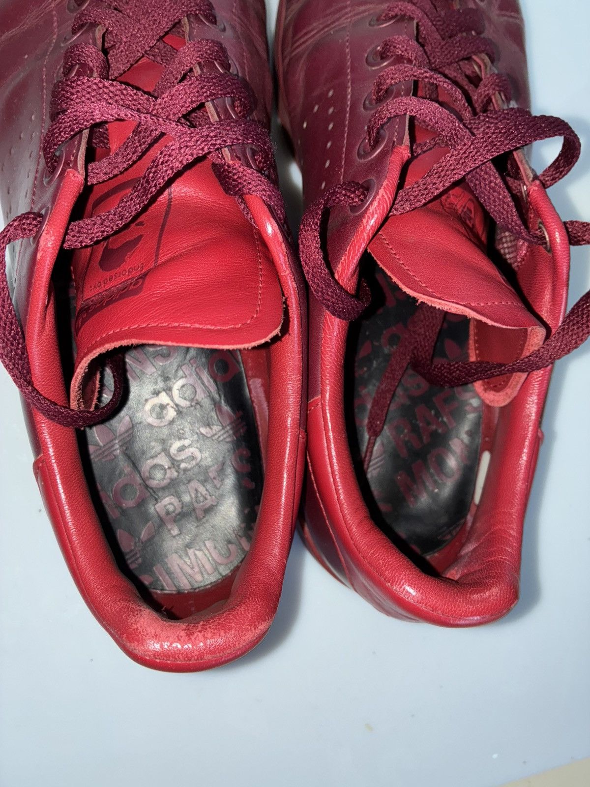 Adidas × Raf Simons Adidas Stan Smith X Raf Simons Tomato Red/Core Black Size US 10 / EU 43 - 11 Thumbnail