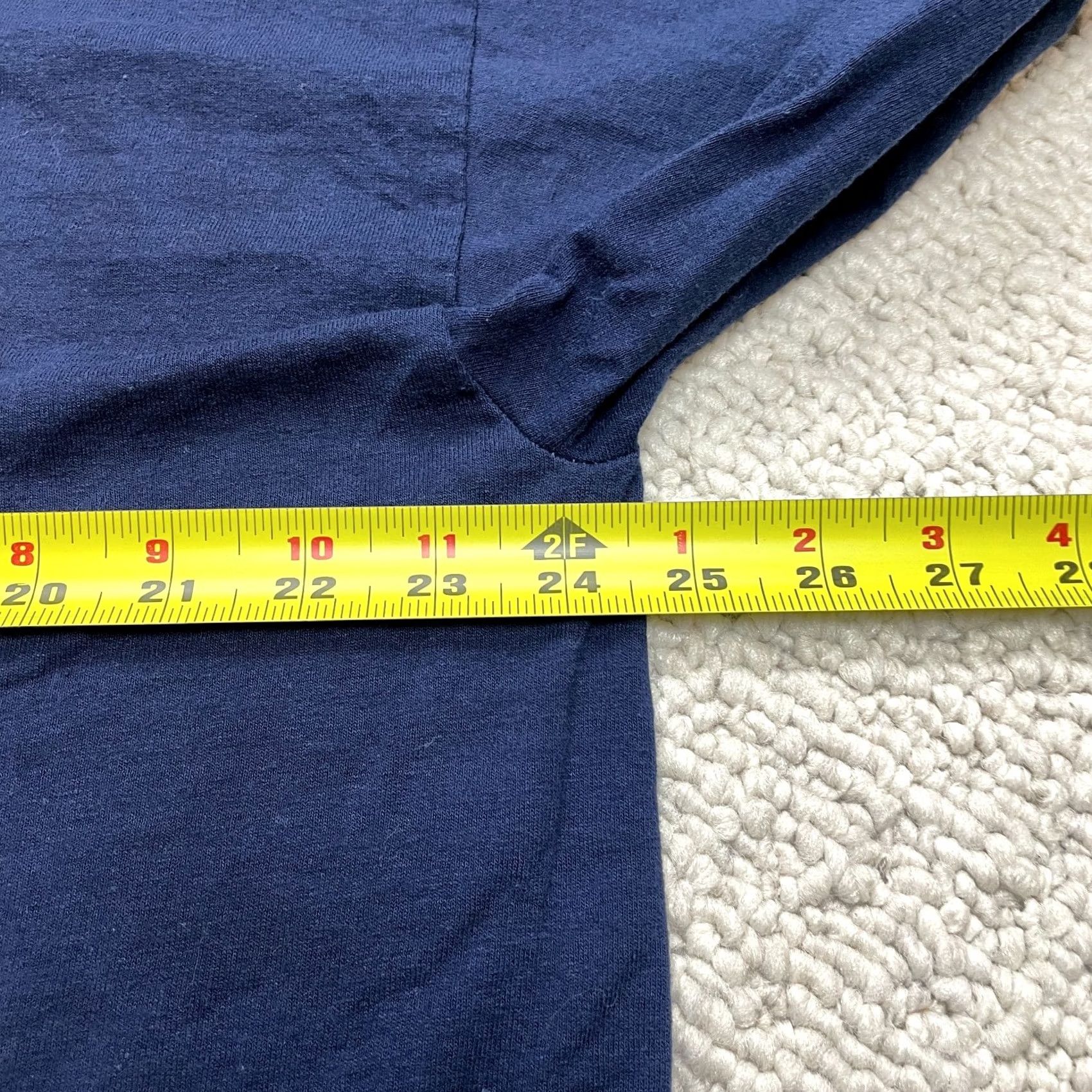 Jerzees Jerzees Dri Power Shirt Mens 2XL XXL Navy Blue Crew Adult Long Sleeve Solid Tee Size US XXL / EU 58 / 5 - 6 Thumbnail