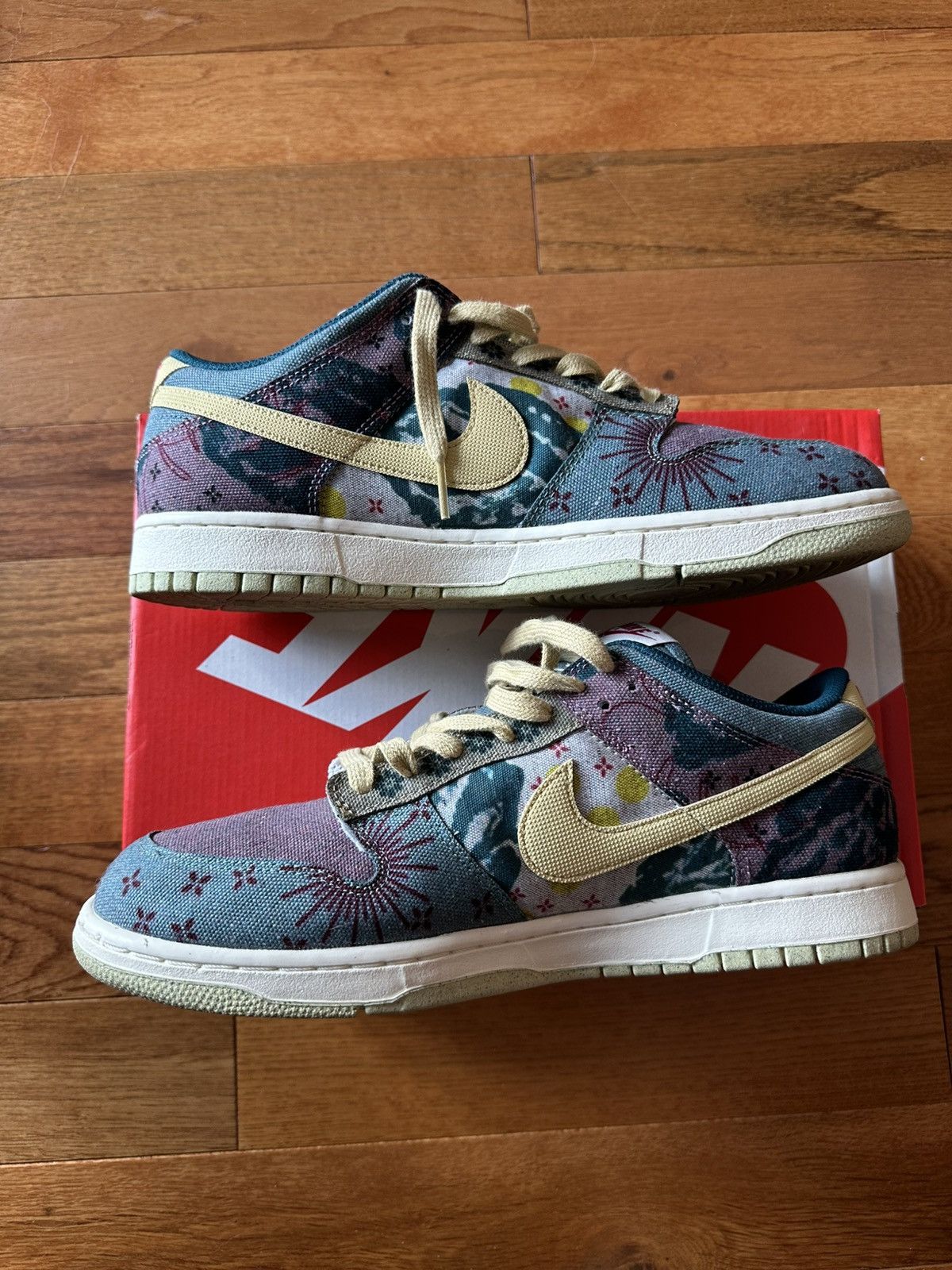 Nike Dunk Low Community Garden Size US 12 / EU 45 - 2 Thumbnail