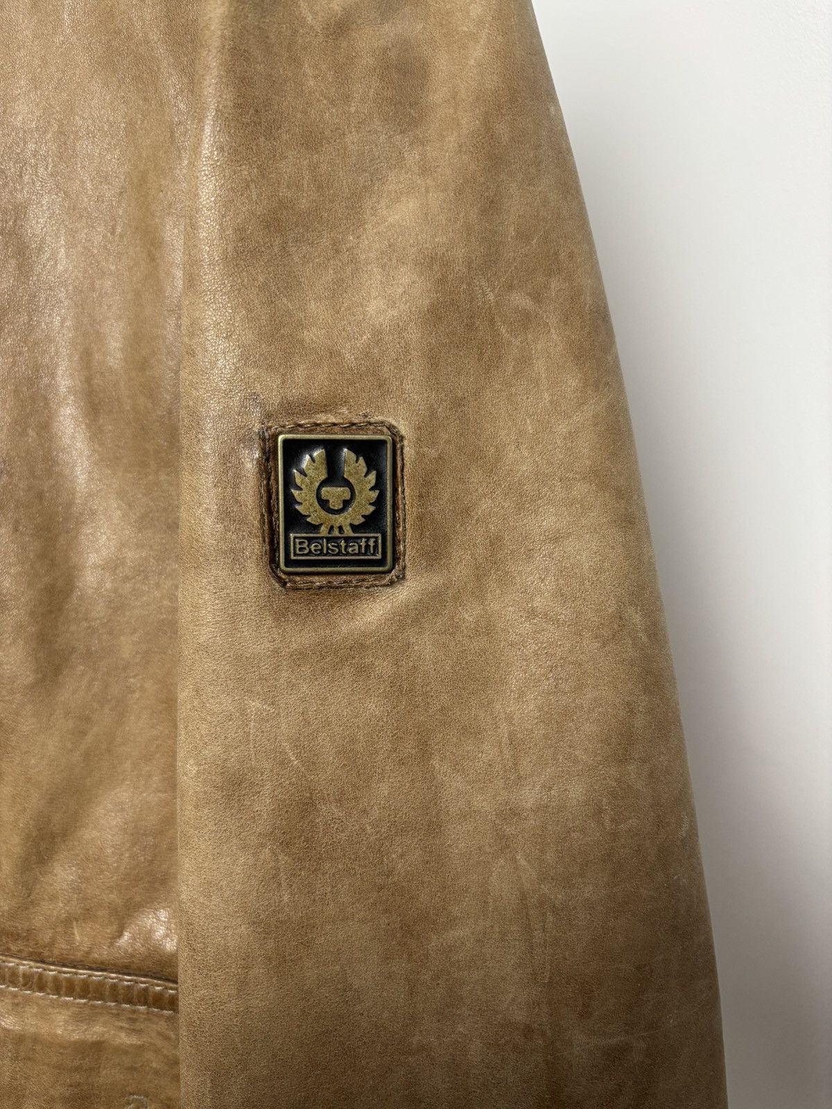 Belstaff × Vintage Rare vintage Belstaff gold Aviator leather jacket Size US L / EU 52-54 / 3 - 6 Thumbnail