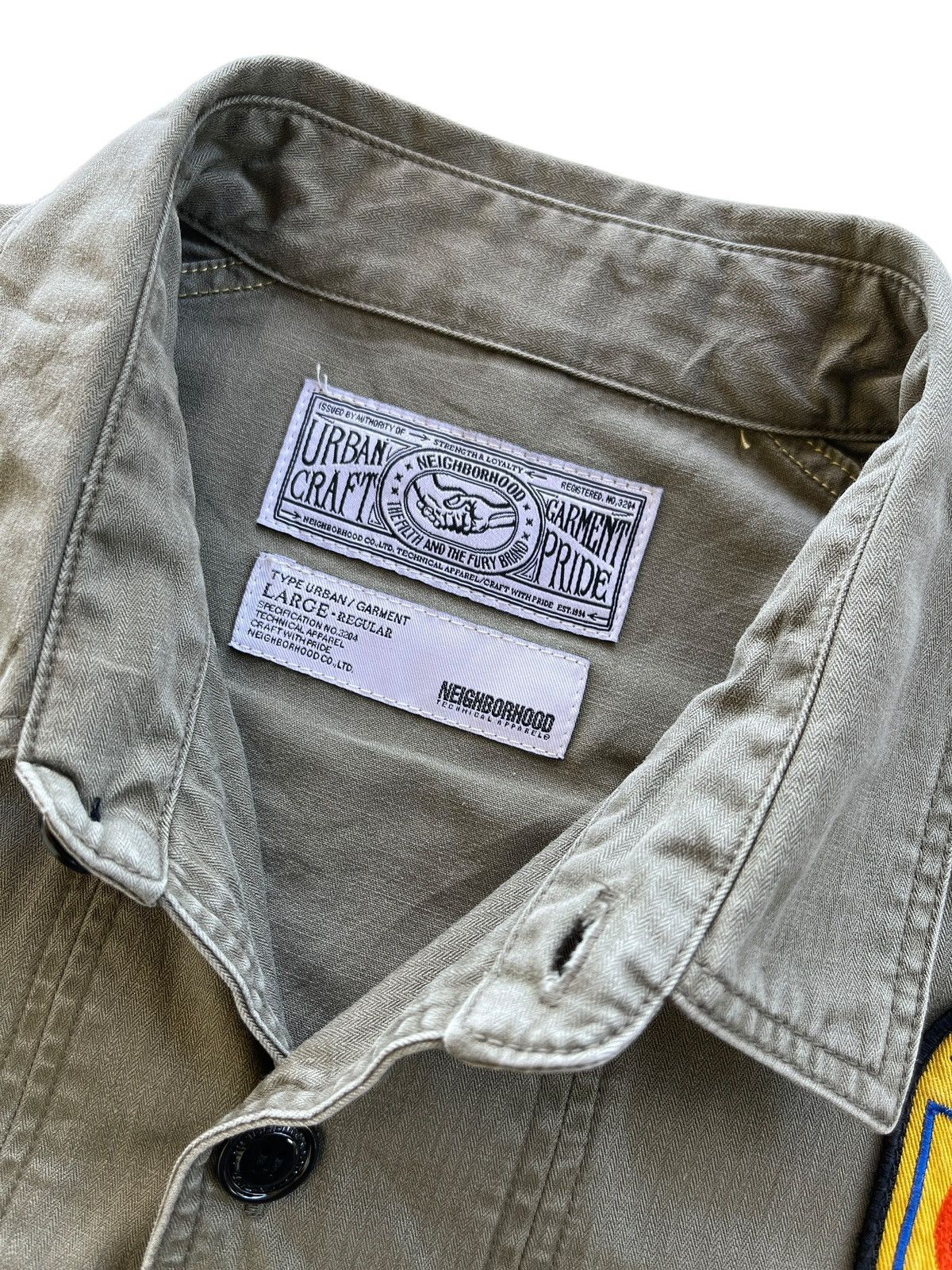 Neighborhood Neighborhood Military Work Shirt Size US L / EU 52-54 / 3 - 7 Thumbnail