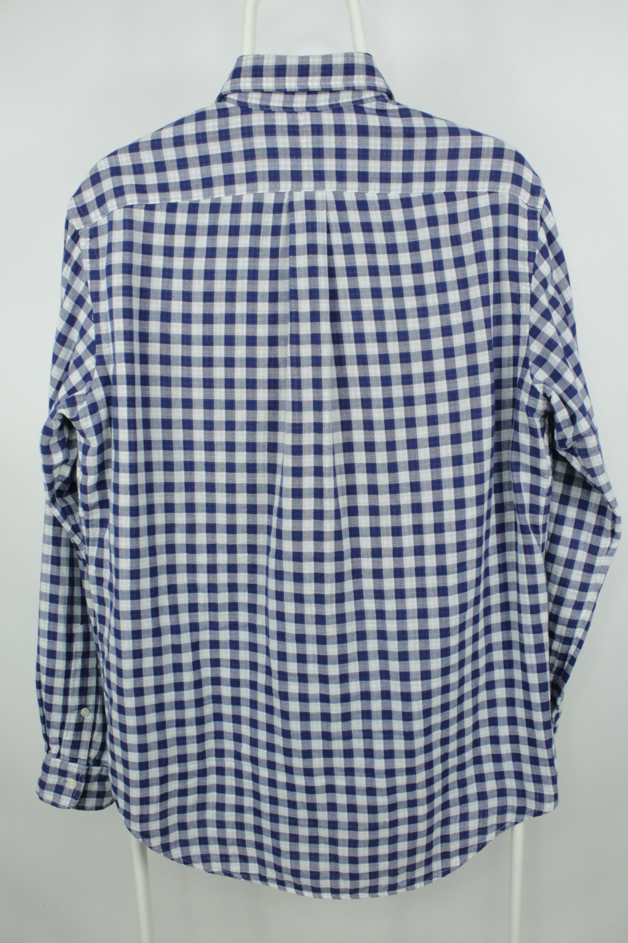 Polo Ralph Lauren × Ralph Lauren Polo Ralph Lauren Blue Checked Light Flannel Shirt Men's Size US M / EU 48-50 / 2 - 6 Thumbnail
