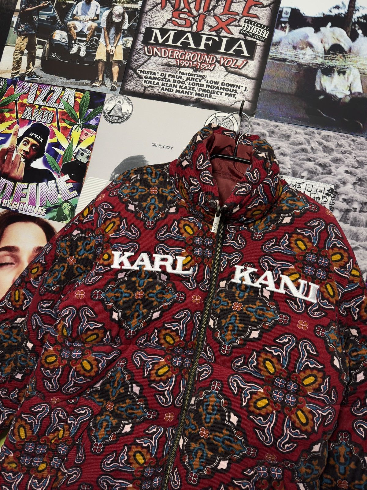 Karl Kani Karl Kani Reversible Corduroy Puffer Jacket Size US M / EU 48-50 / 2 - 2 Thumbnail