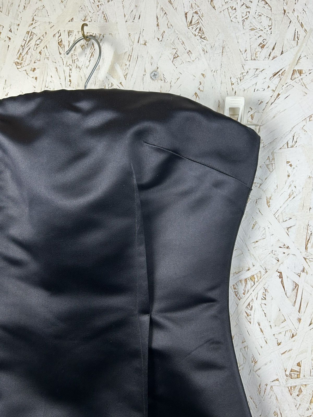 Dolce & Gabbana Dolce & Gabbana Strapless Silk Satin Corset Dress Black 42 Size M / US 6-8 / IT 42-44 - 2 Thumbnail