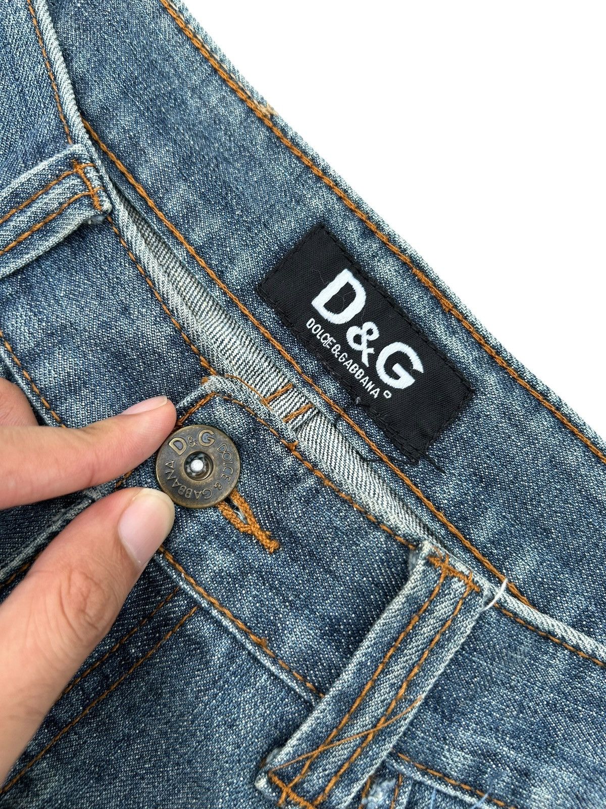 Dolce & Gabbana Dolce & Gabbana Vintage Punk Style Distressed Denim jeans Size US 30 / EU 46 - 6 Thumbnail