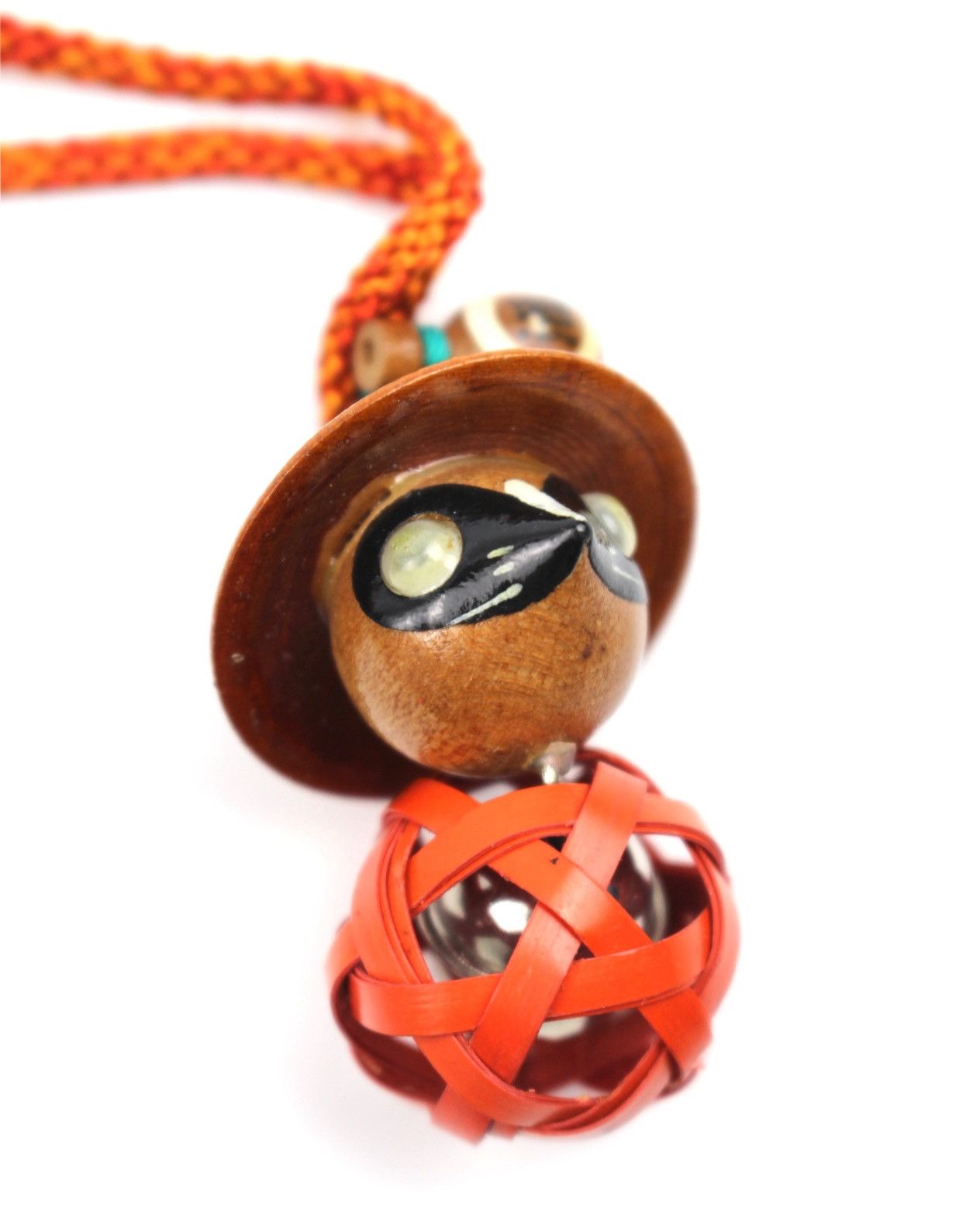 Hysteric Glamour 1980S JAPANESE 狸 TANUKI WOODEN 鈴 BELL BAMBOO WICKER CHARM Size ONE SIZE - 2 Thumbnail