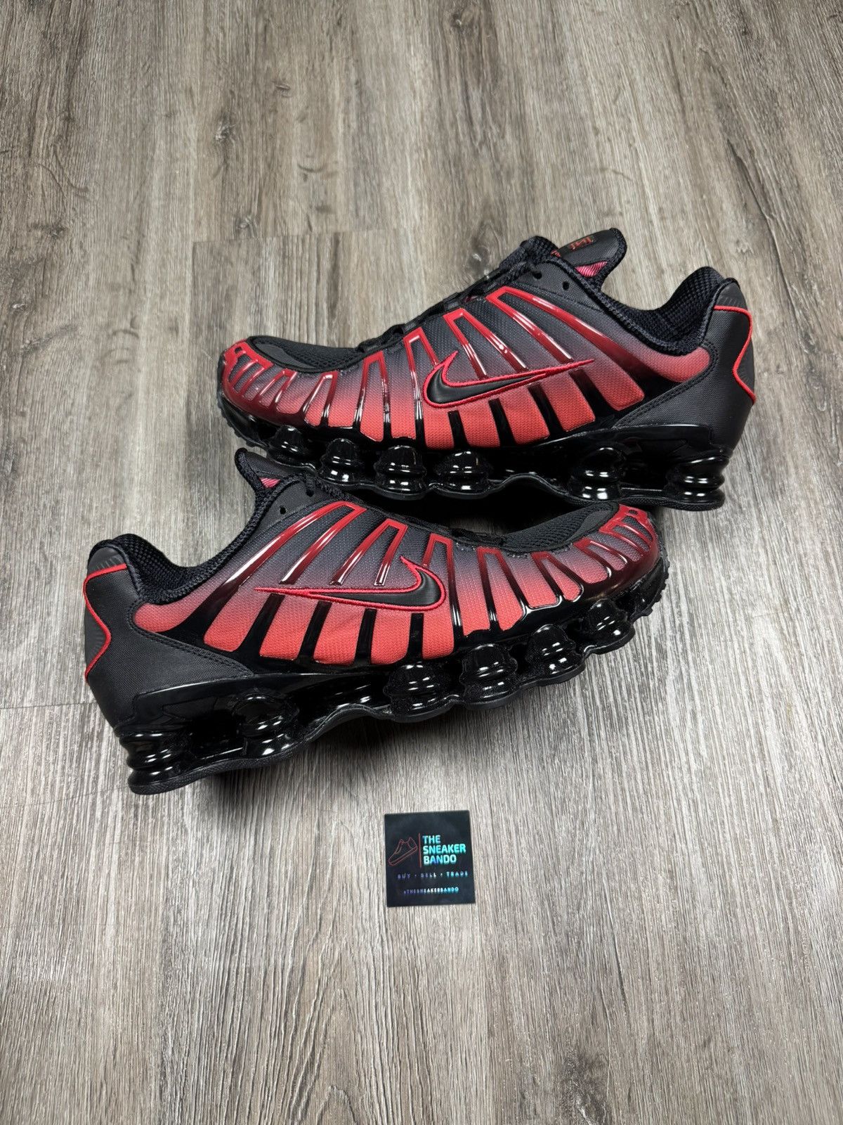 Nike Nike Shox TL Black University Red Gradient Size US 13 / EU 46 - 1 Thumbnail