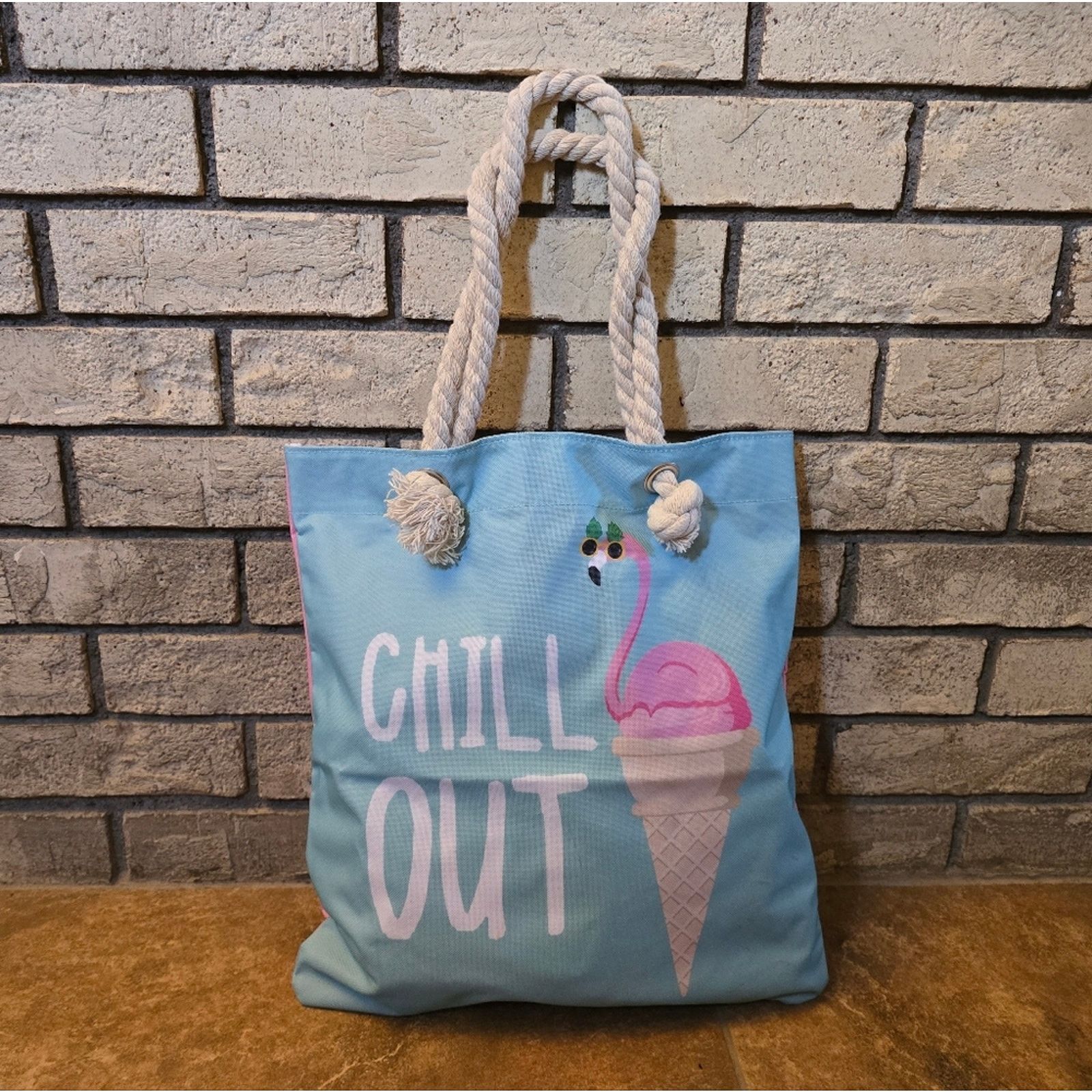 Other Multicolored Chill Out Canvas Tote Size ONE SIZE - 1 Thumbnail