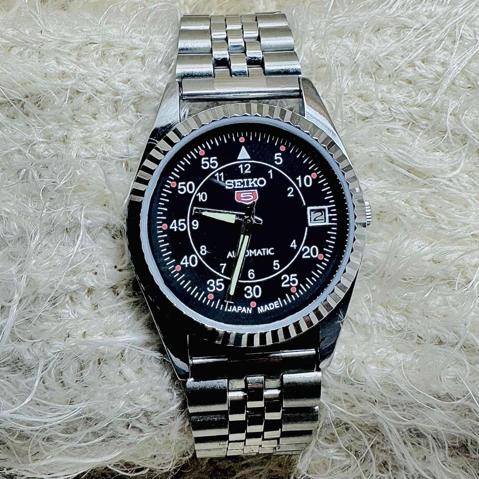 Seiko Vintage Seiko 5 Automatic cal.6309-5820 Men's Wristwatch Size 36 - 2 Thumbnail