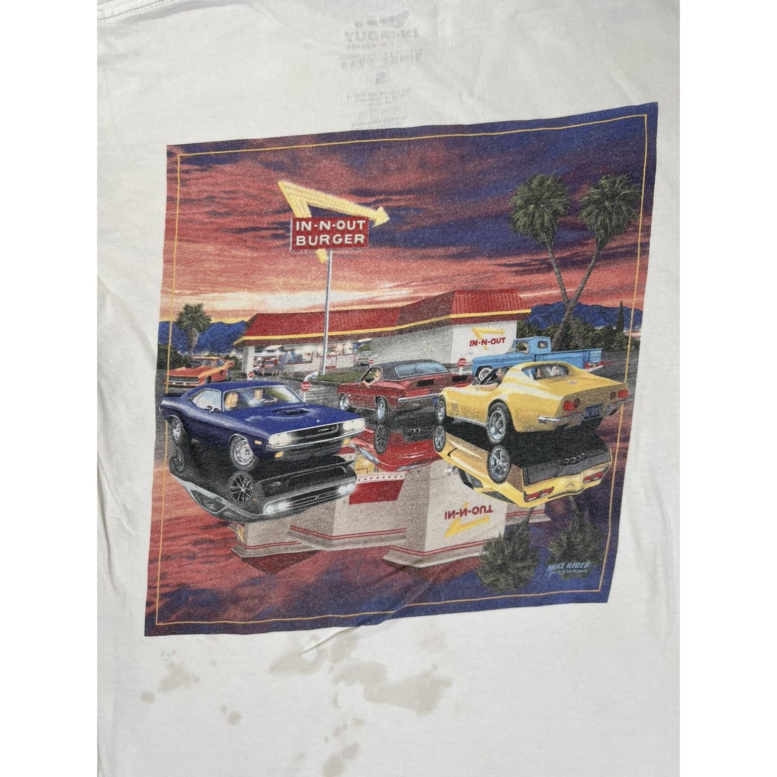 Other Vintage In-N-Out Burger T-Shirt Muscle Car Challeger Corvett Size US S / EU 44-46 / 1 - 9 Thumbnail
