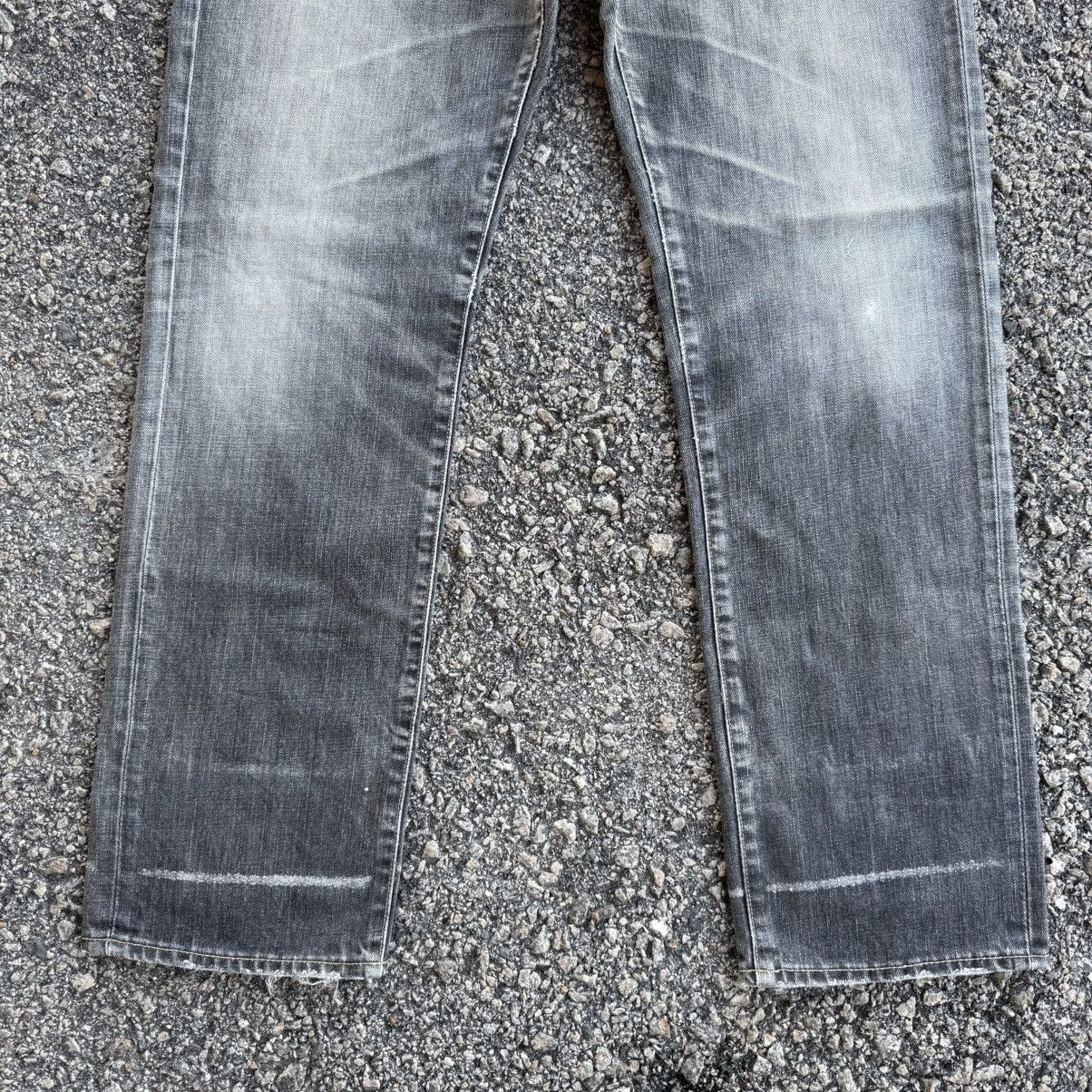 Japanese Brand VINTAGE S002 JAPAN STRAIGHT FADED JEAN DENIM PANTS Size US 38 / EU 54 - 3 Thumbnail