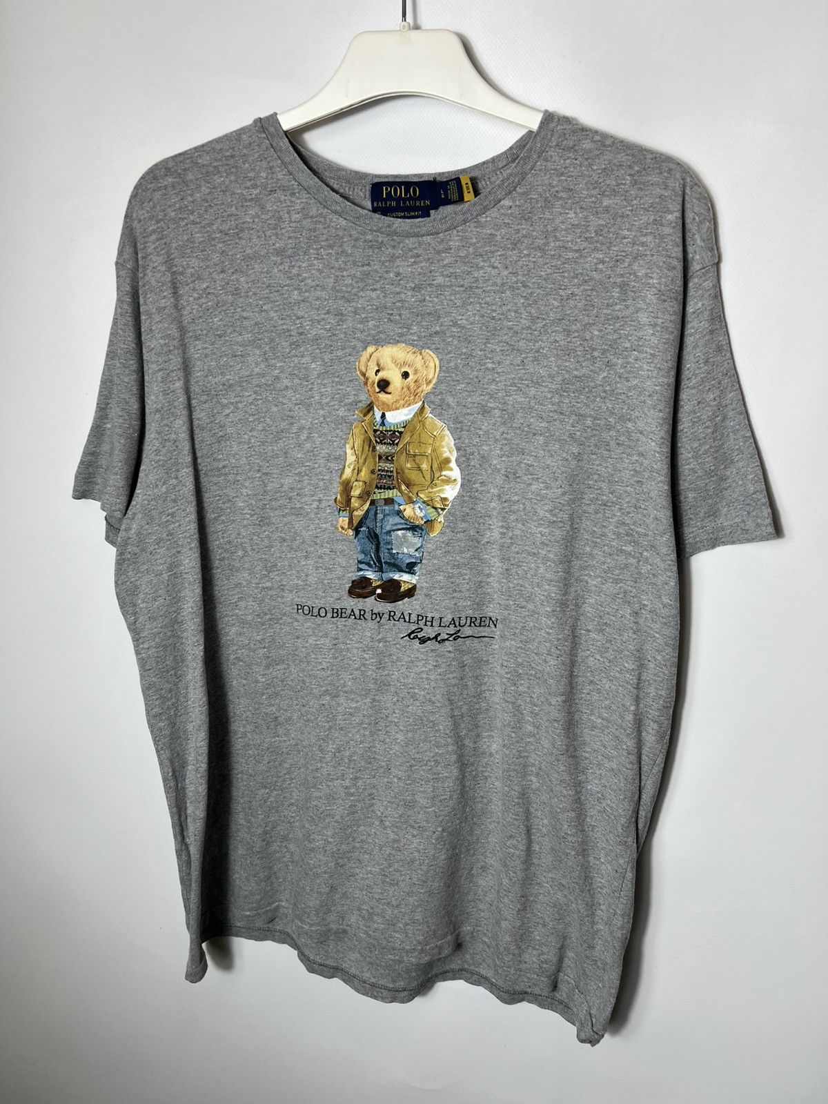 Polo Ralph Lauren Vintage streetwear y2k Polo Ralph Lauren Bear Logo T-shirt Size US L / EU 52-54 / 3 - 1 Thumbnail