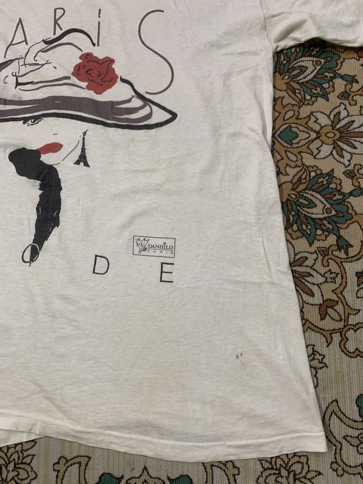 Vintage VINTAGE PARIS TEE Size US L / EU 52-54 / 3 - 2 Thumbnail