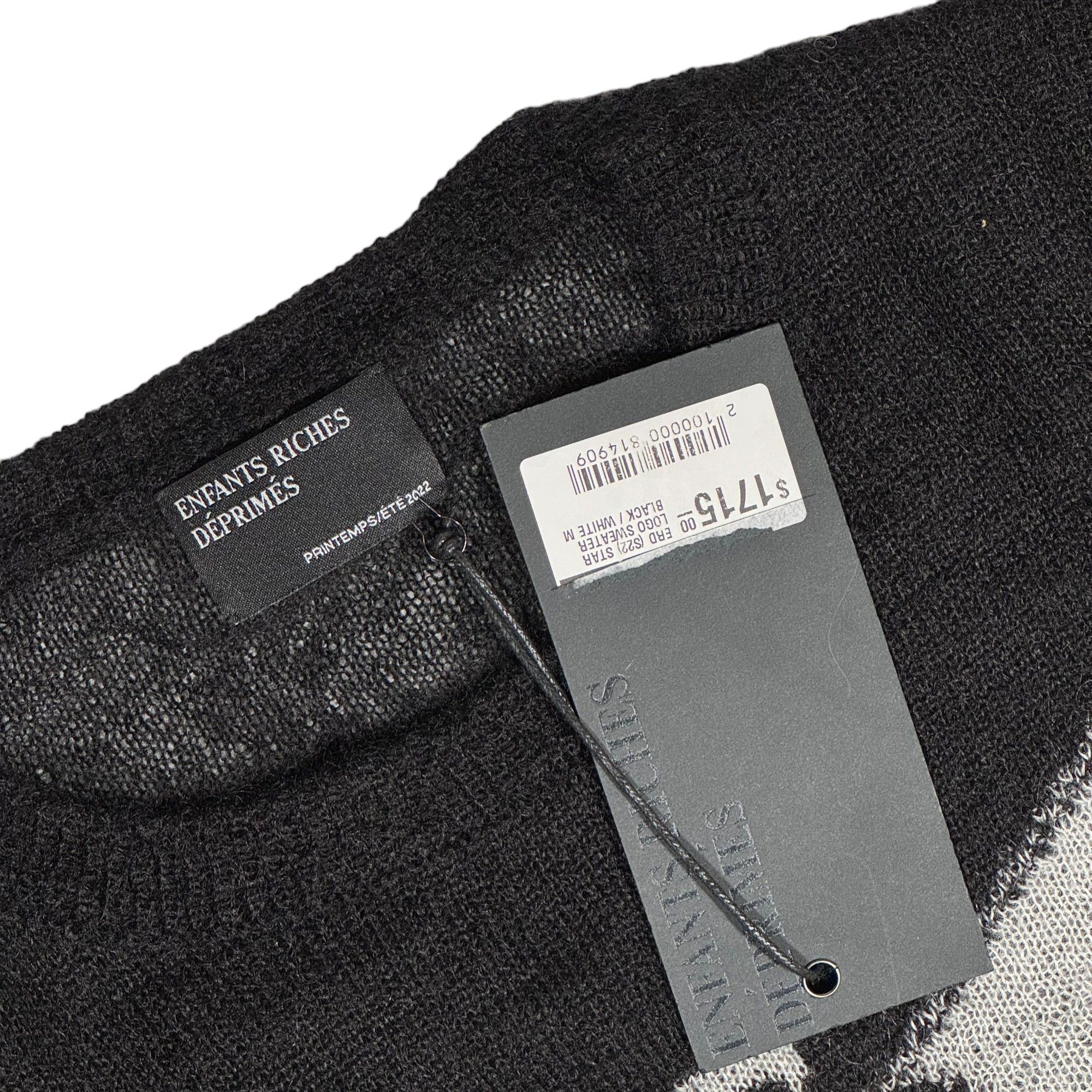 Enfants Riches Deprimes Enfants Riches Déprimés Mohair/Silk Star Logo Sweater Size US L / EU 52-54 / 3 - 4 Thumbnail