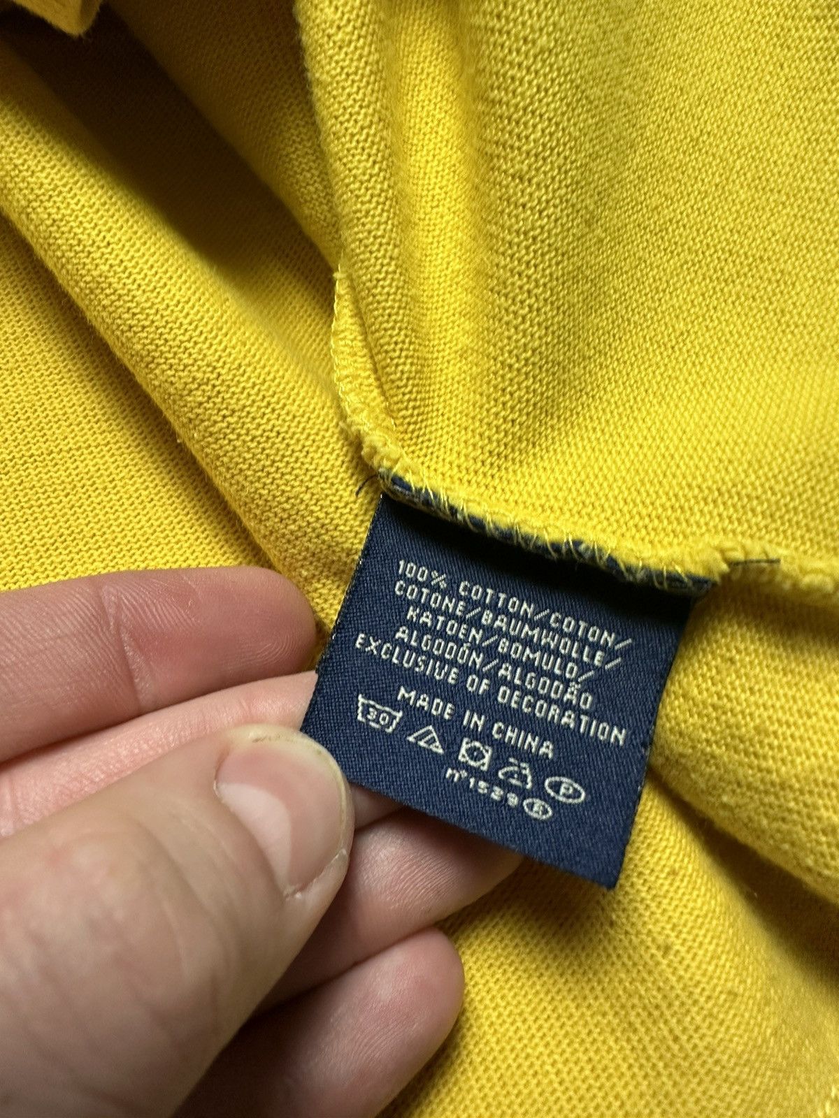Ralph Lauren Vintage Rugby polo Ralph Lauren size L logo yellow rare Size US L / EU 52-54 / 3 - 7 Thumbnail