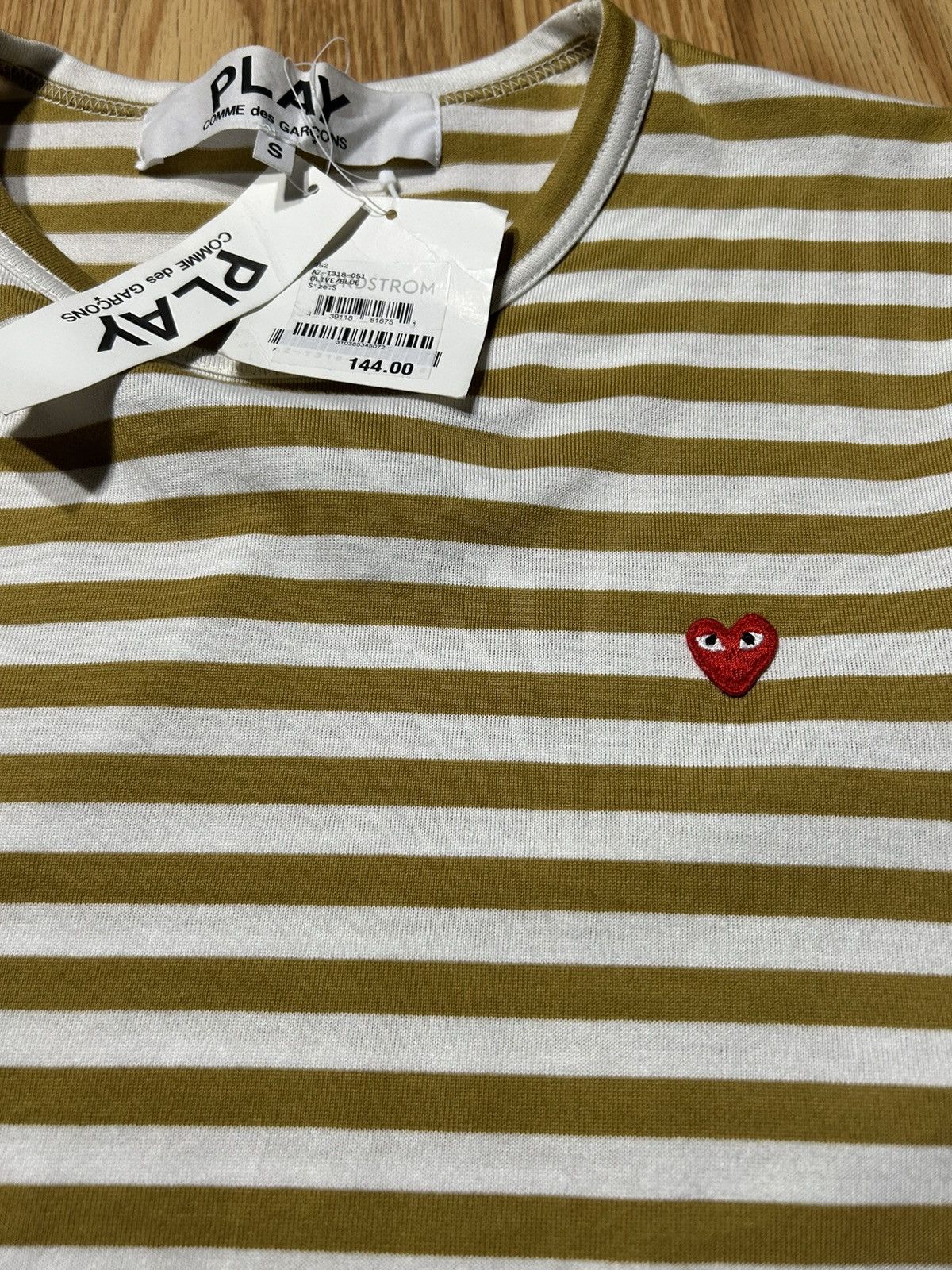 Comme des Garcons Comme Des Garcons Play Gold Size US S / EU 44-46 / 1 - 2 Thumbnail