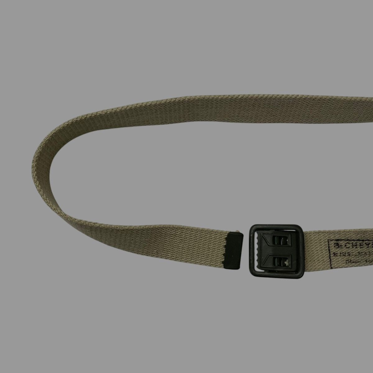 Vintage Vintage 1980s Swedish stenciled military belt Size 32 - 2 Thumbnail