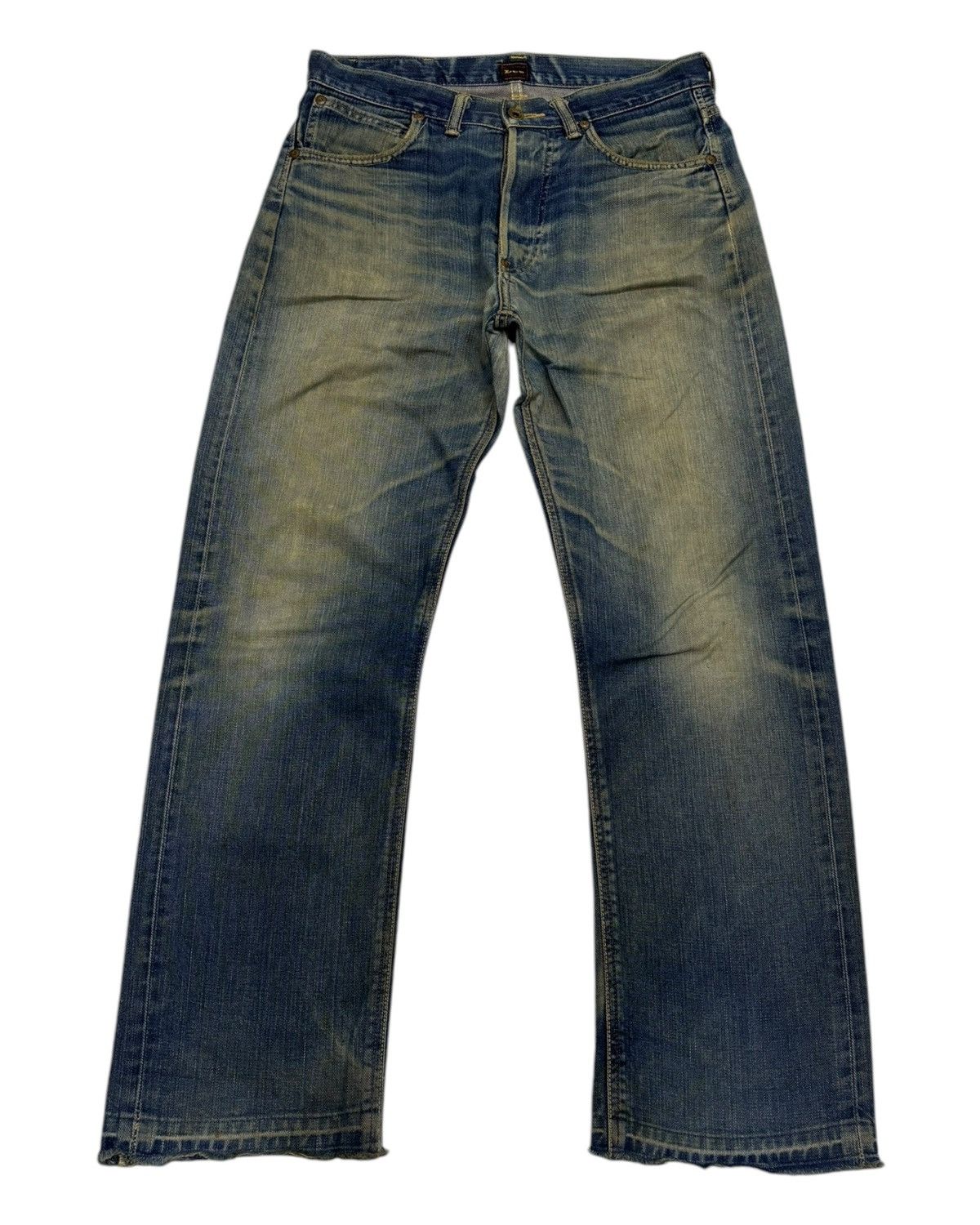 Lee 🔥Vintage Steal🔥Lee Cowboy Selvedge Denim Jeans Distressed Size US 31 - 8 Thumbnail