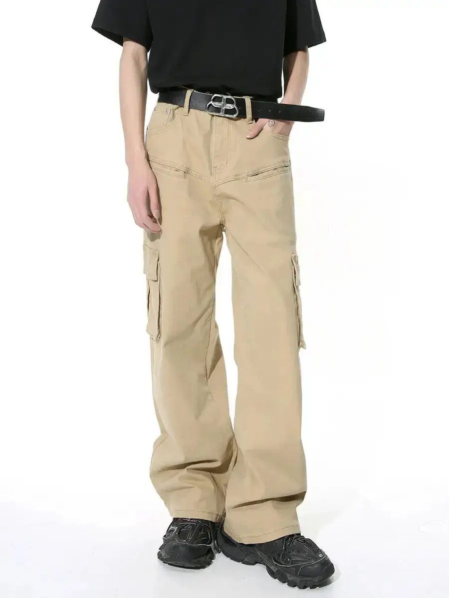 Japanese Brand Retro straight leg loose pocket jeans Size US 32 / EU 48 - 6 Thumbnail