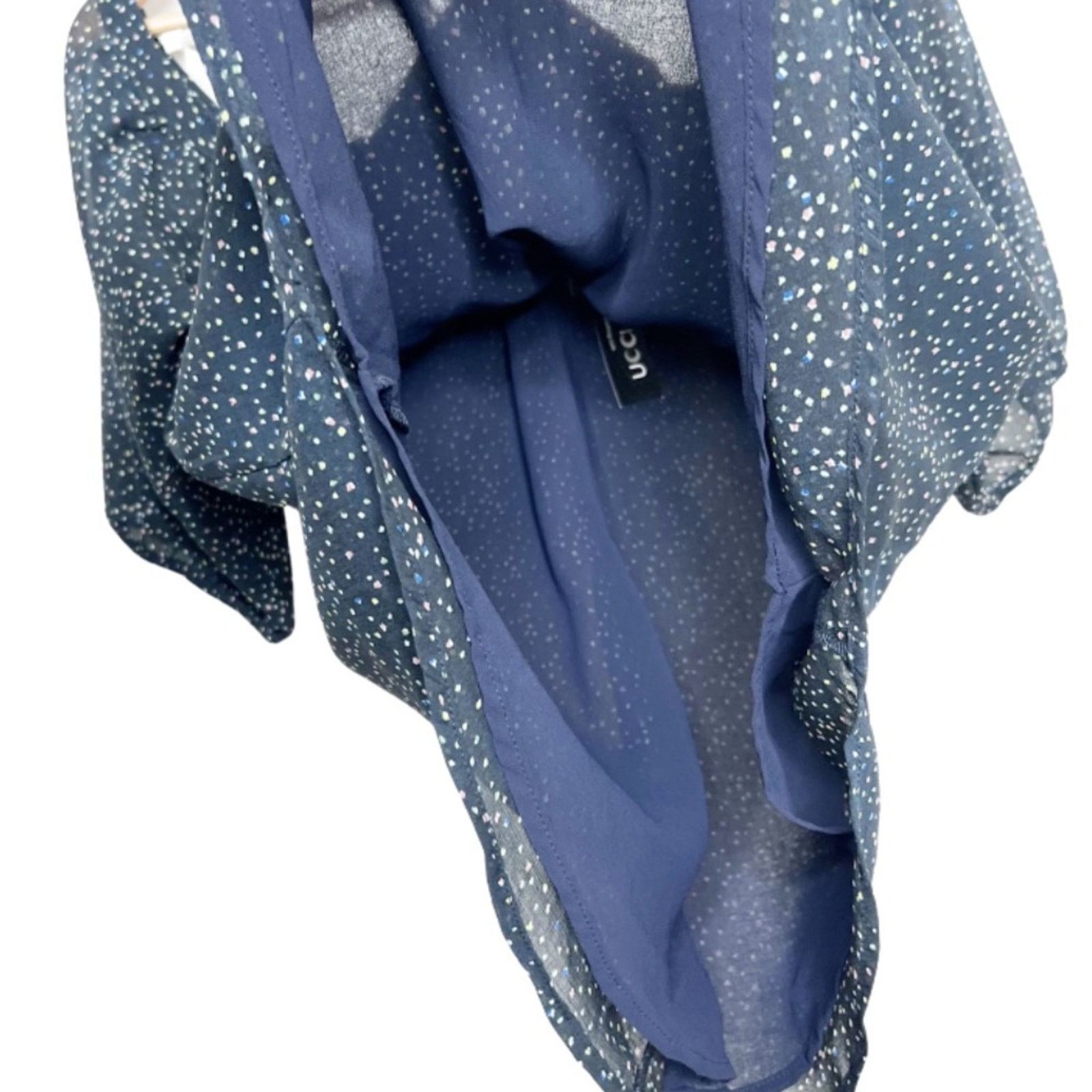 Other New with Tags Papermoon Women's Lidia Polka Dot Navy Blouse Size M / US 6-8 / IT 42-44 - 8 Thumbnail