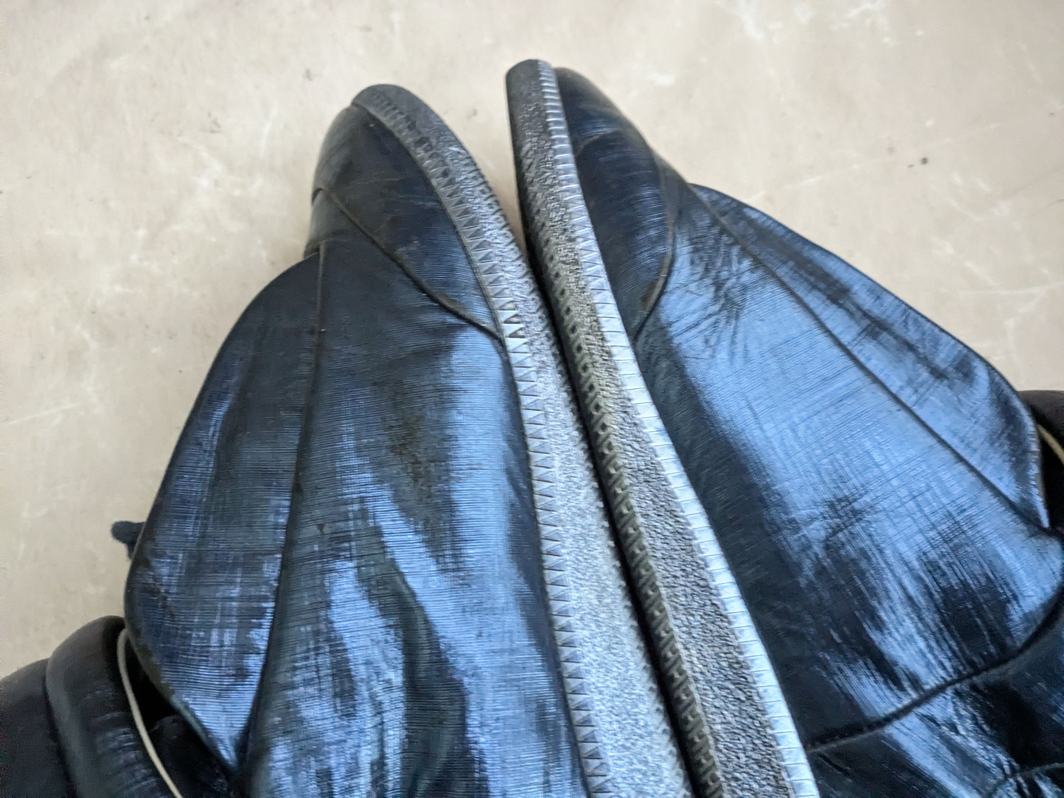 Maison Margiela Maison Margiela Future Metallic Blue 8.5 41.5 Leather Size US 8.5 / EU 41-42 - 11 Thumbnail