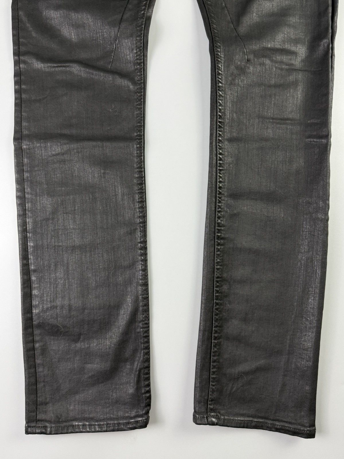Rick Owens Drkshdw Rick Owens Drkshdw - S/S18 Detroit Cut Waxed Jeans Size US 32 / EU 48 - 5 Thumbnail