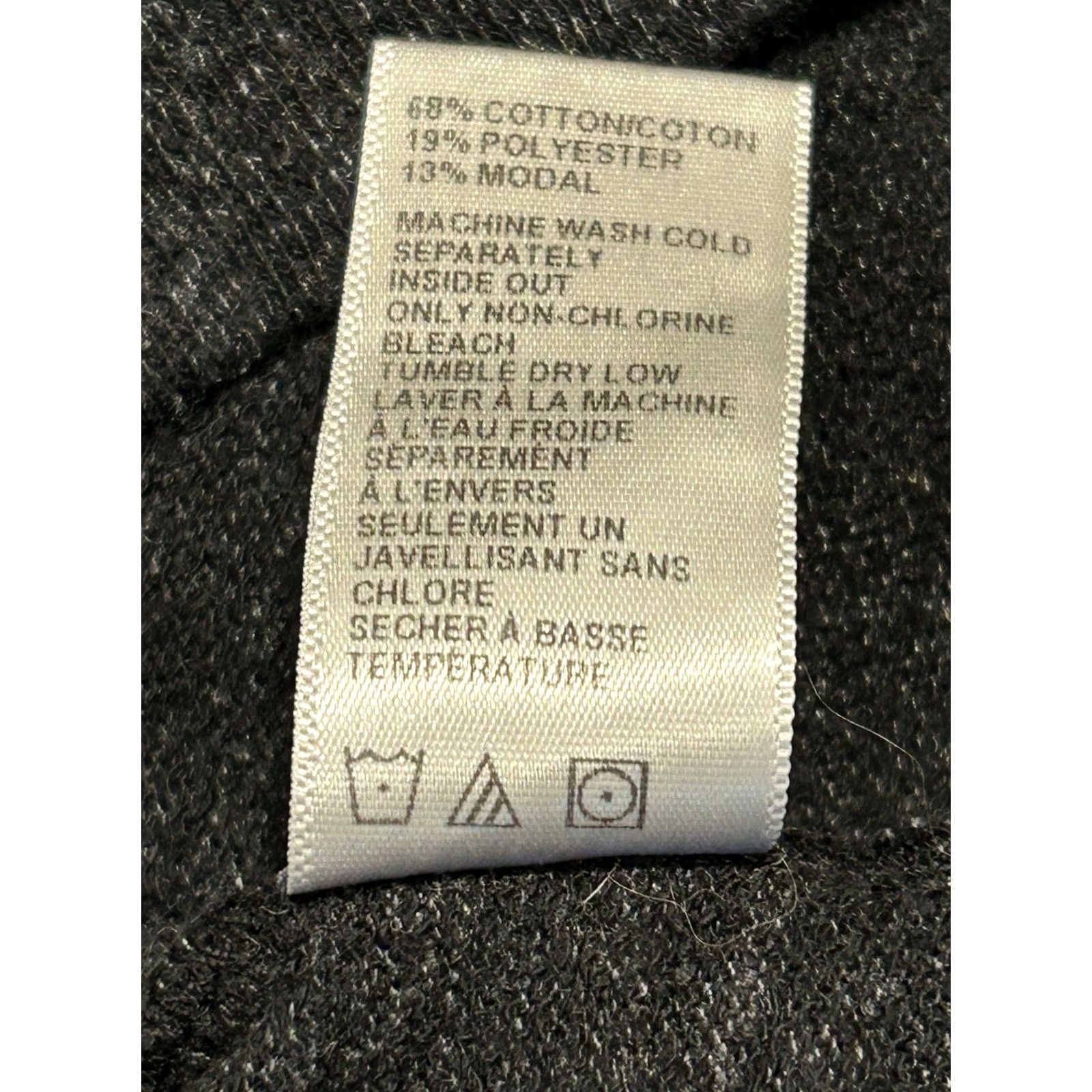 James Perse James Perse Boat Cowl Neck Sweater Long Sleeve Women’s Small Black Solid Pullover Designer Womens Size S / US 4 / IT 40 - 6 Thumbnail