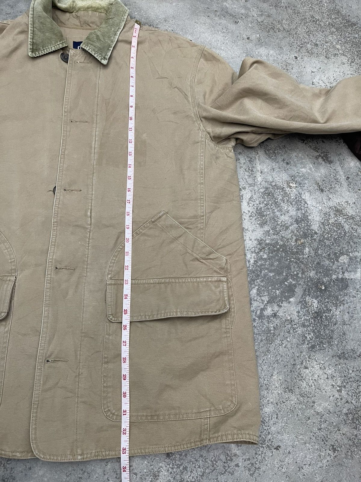 Gap Vintage GAP Canvas Barn Jacket - Corduroy Collar (90s/Y2K) Size US L / EU 52-54 / 3 - 8 Thumbnail