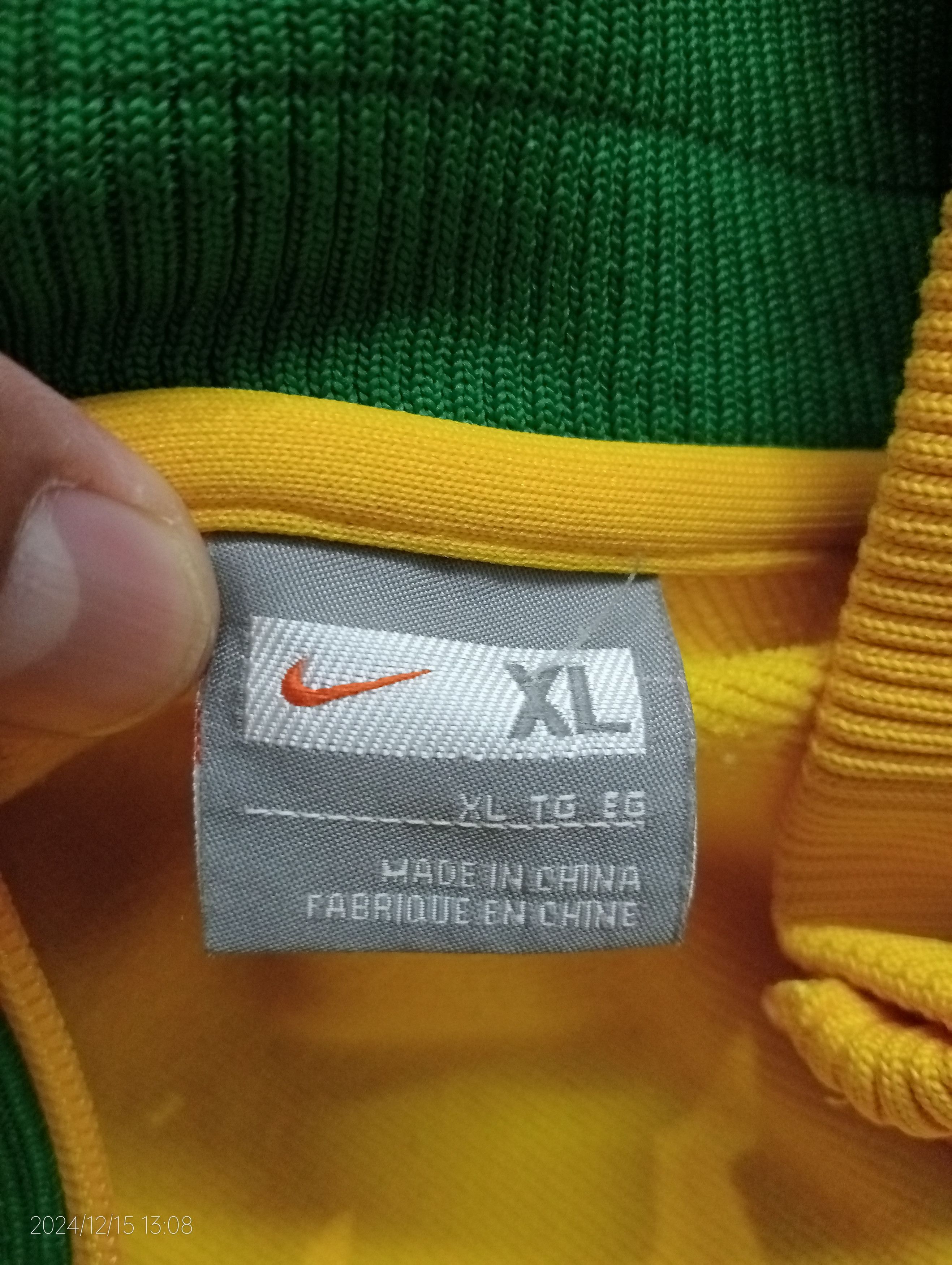 Nike Vintage Nike Futebol Brazil Track Jacket Very Rare Size US XL / EU 56 / 4 - 13 Thumbnail