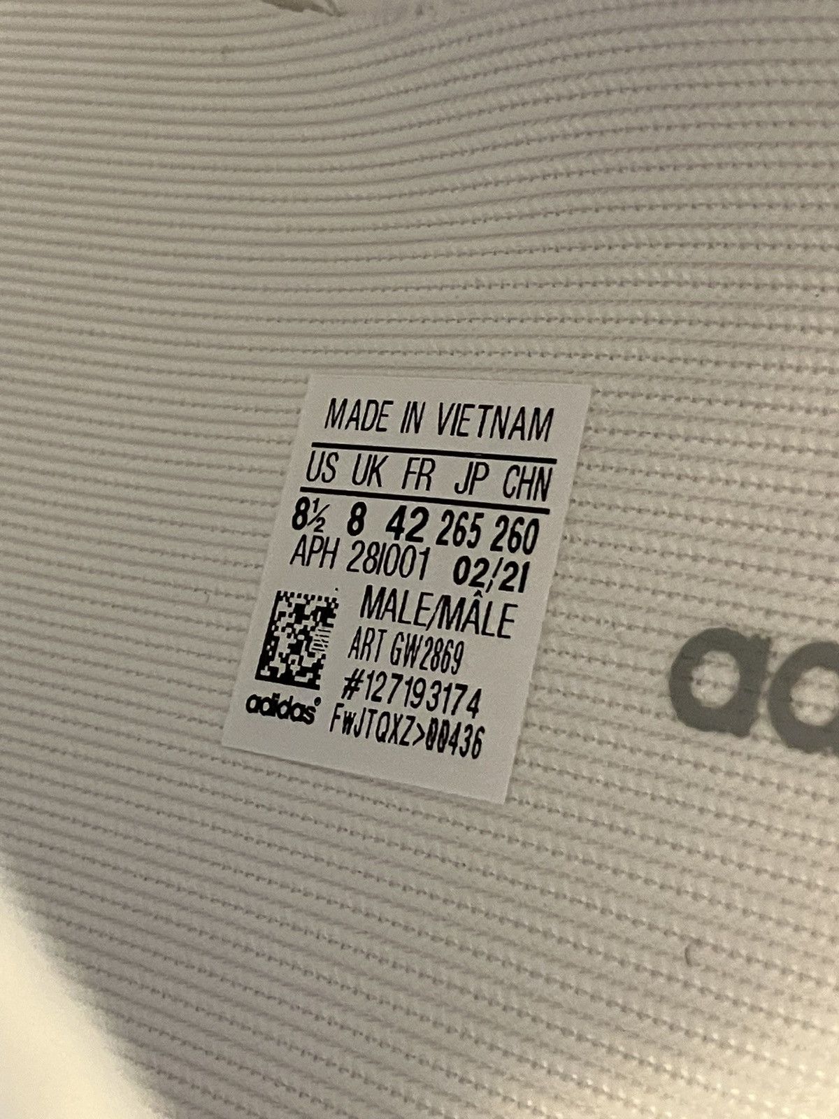 Adidas × Kanye West Yeezy 350 V2 Mono Ice Size US 8.5 / EU 41-42 - 7 Thumbnail