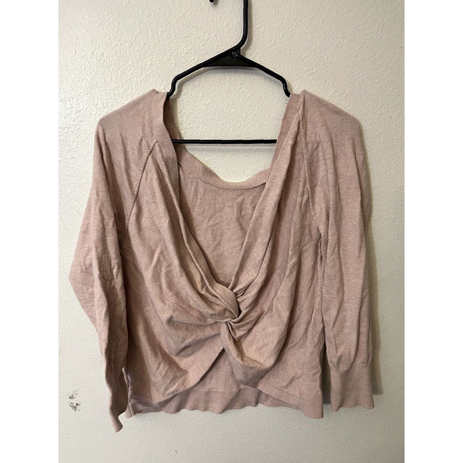 Victoria's Secret VINTAGE Victoria's Secret Light Brown Relaxed Fit Cashmere Cotton Viscose Sweater Women Small Pullover Fall Winter Size S / US 4 / IT 40 - 2 Thumbnail