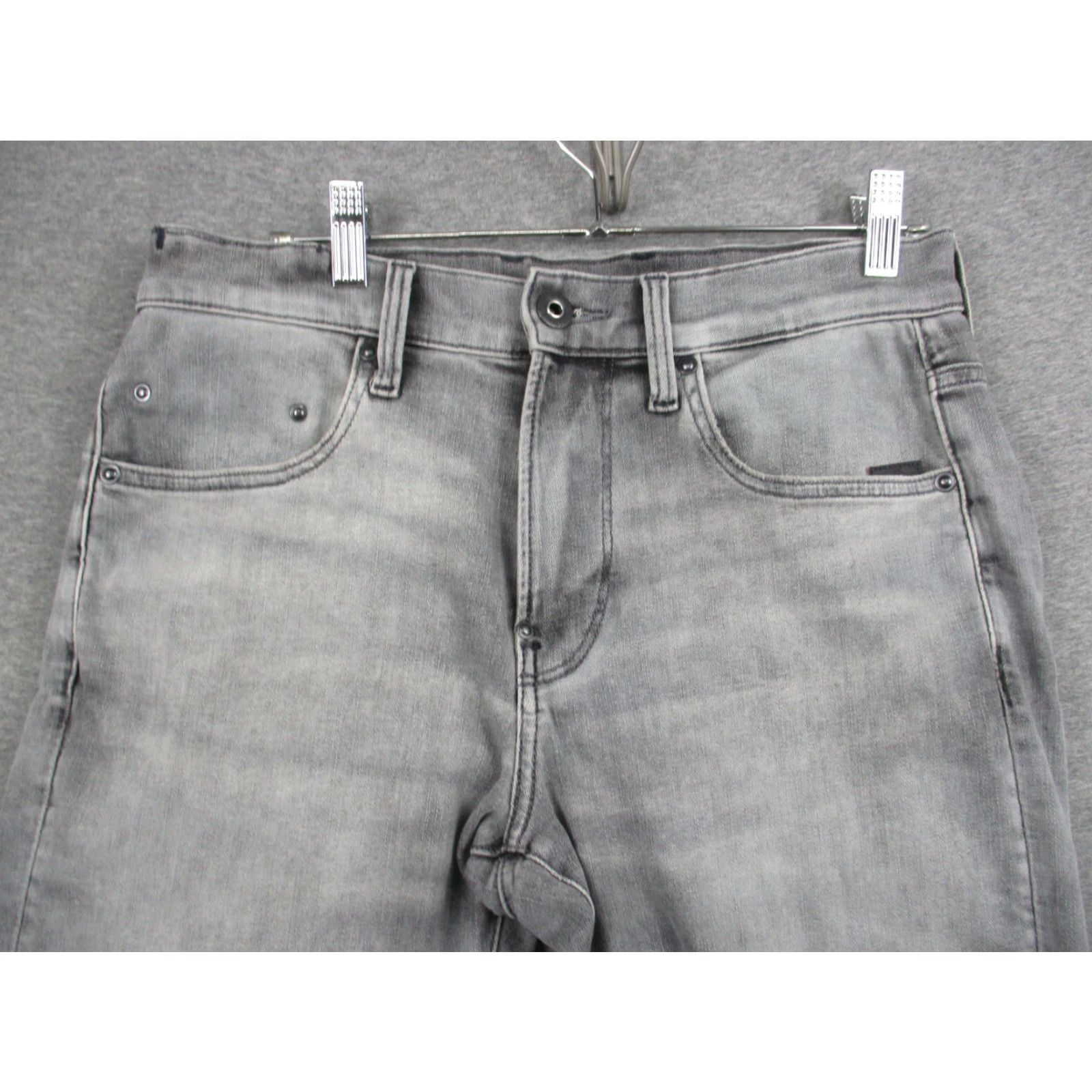 G-Star G Star Raw Jeans Men's 30W 32L Black Faded Denim Skinny Revend FWD Size US 30 / EU 46 - 2 Thumbnail