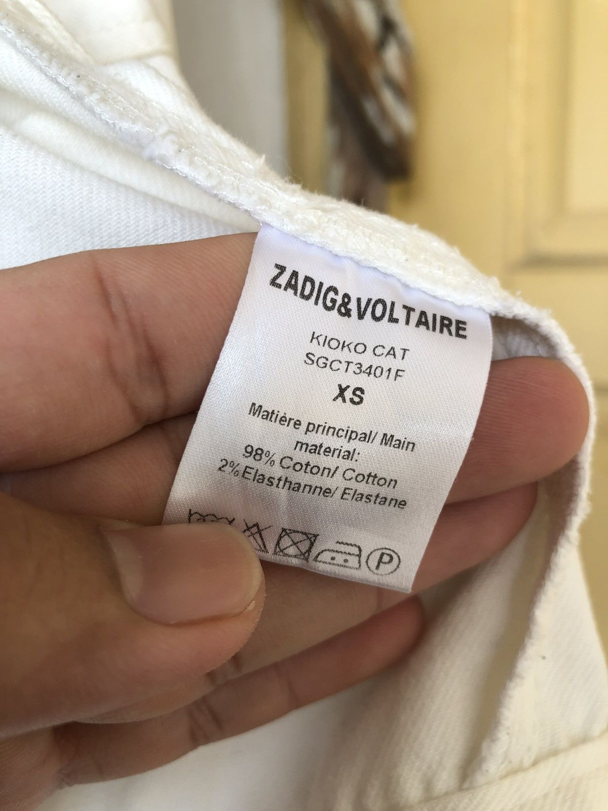 Zadig & Voltaire Rare🔥 Zadig & Voltaire Kioko Cat Denim Punk Jackets Size XS / US 0-2 / IT 36-38 - 7 Thumbnail