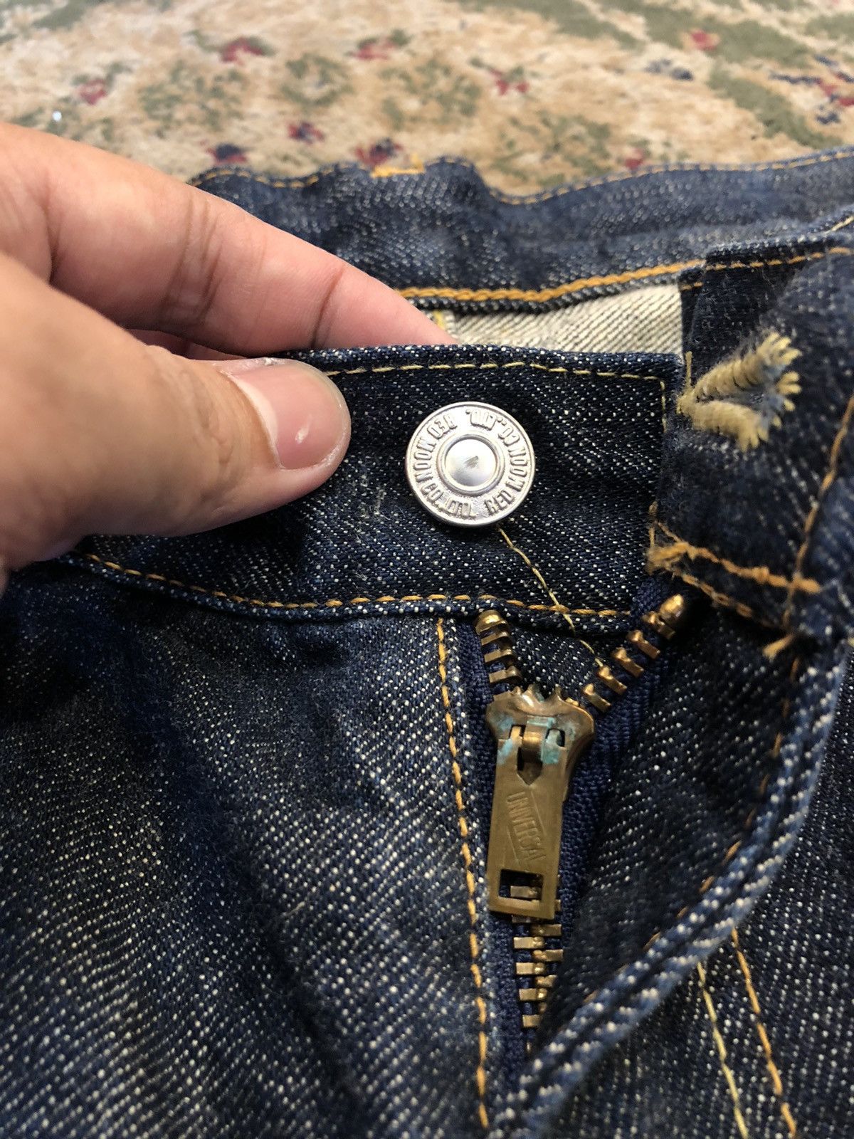 Japanese Brand REDMOON LOT RMJ-200 SELVEDGE JEANS Size US 31 - 4 Thumbnail
