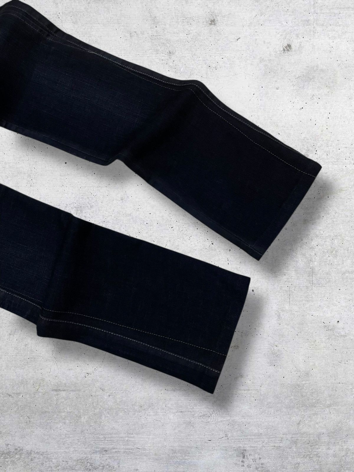 Notify VINTAGE NOTIFY CRAFTED JAPAN DESIGNER OG FLARED INDIGO DENIM Size US 28 / EU 44 - 5 Thumbnail